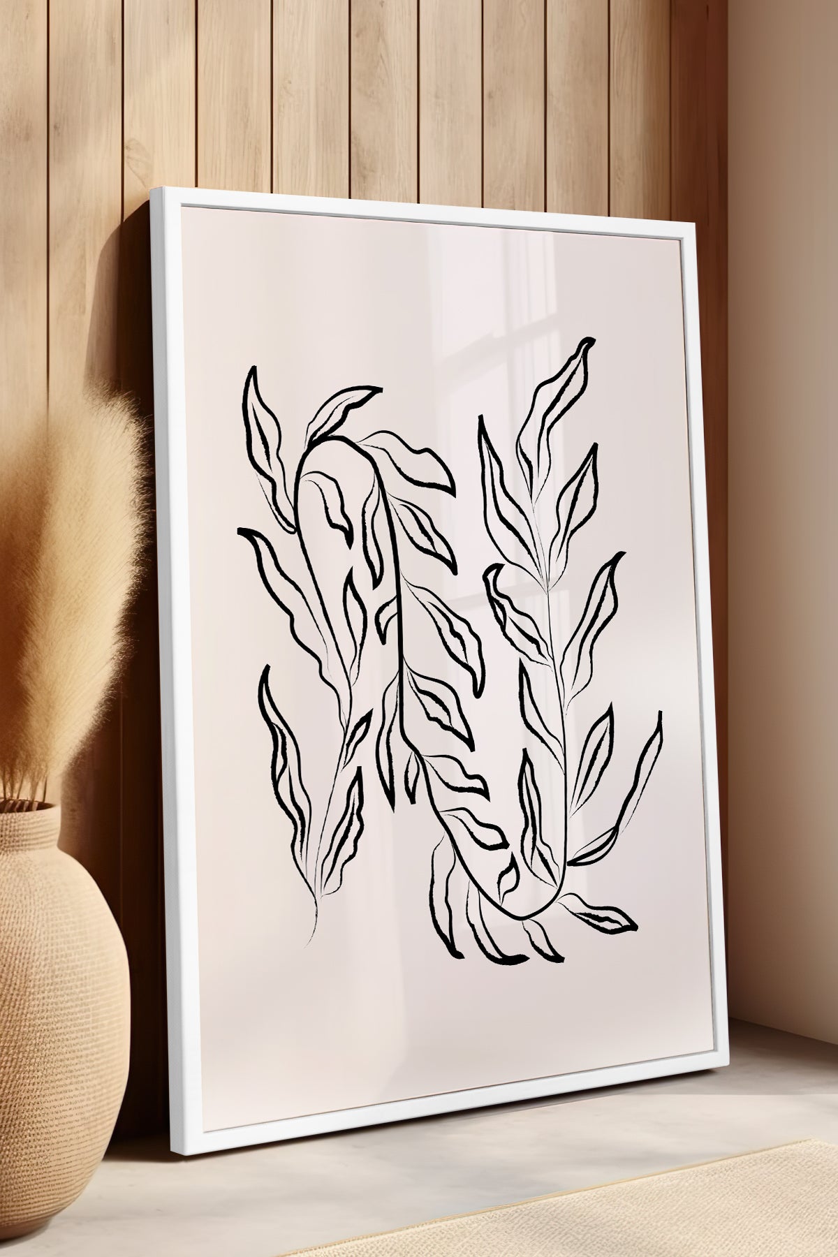Bohemian Serisi Beyaz Çerçeveli Poster, Tablo No:113