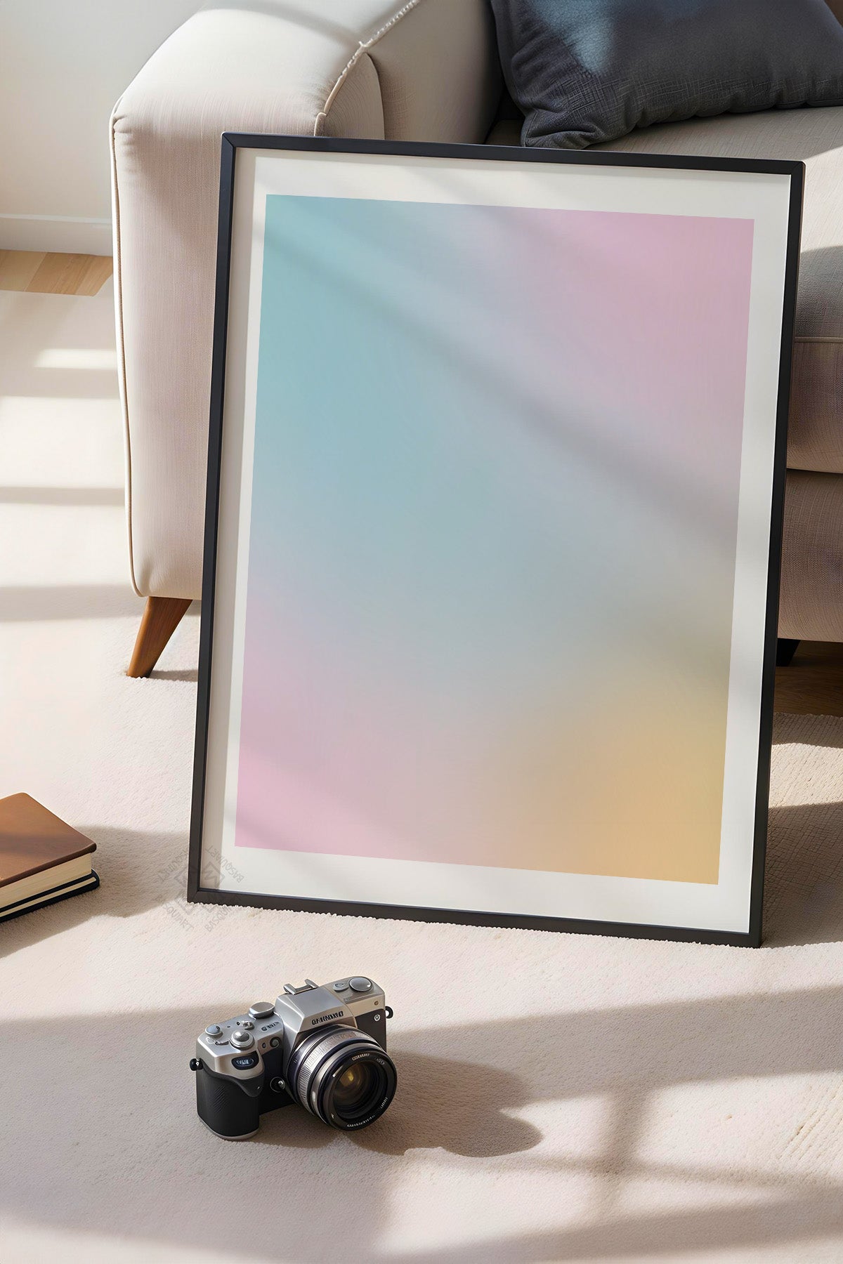 Aura Serisi Siyah Çerçeveli Poster, Tablo No:22