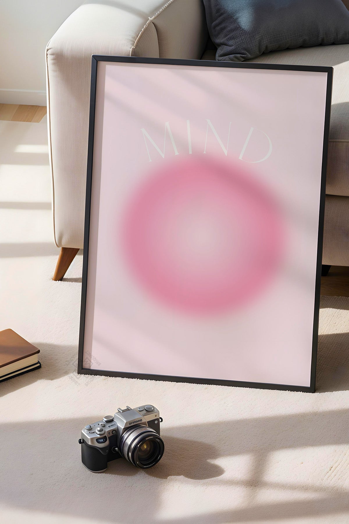 Aura Serisi Siyah Çerçeveli Poster, Tablo No:112