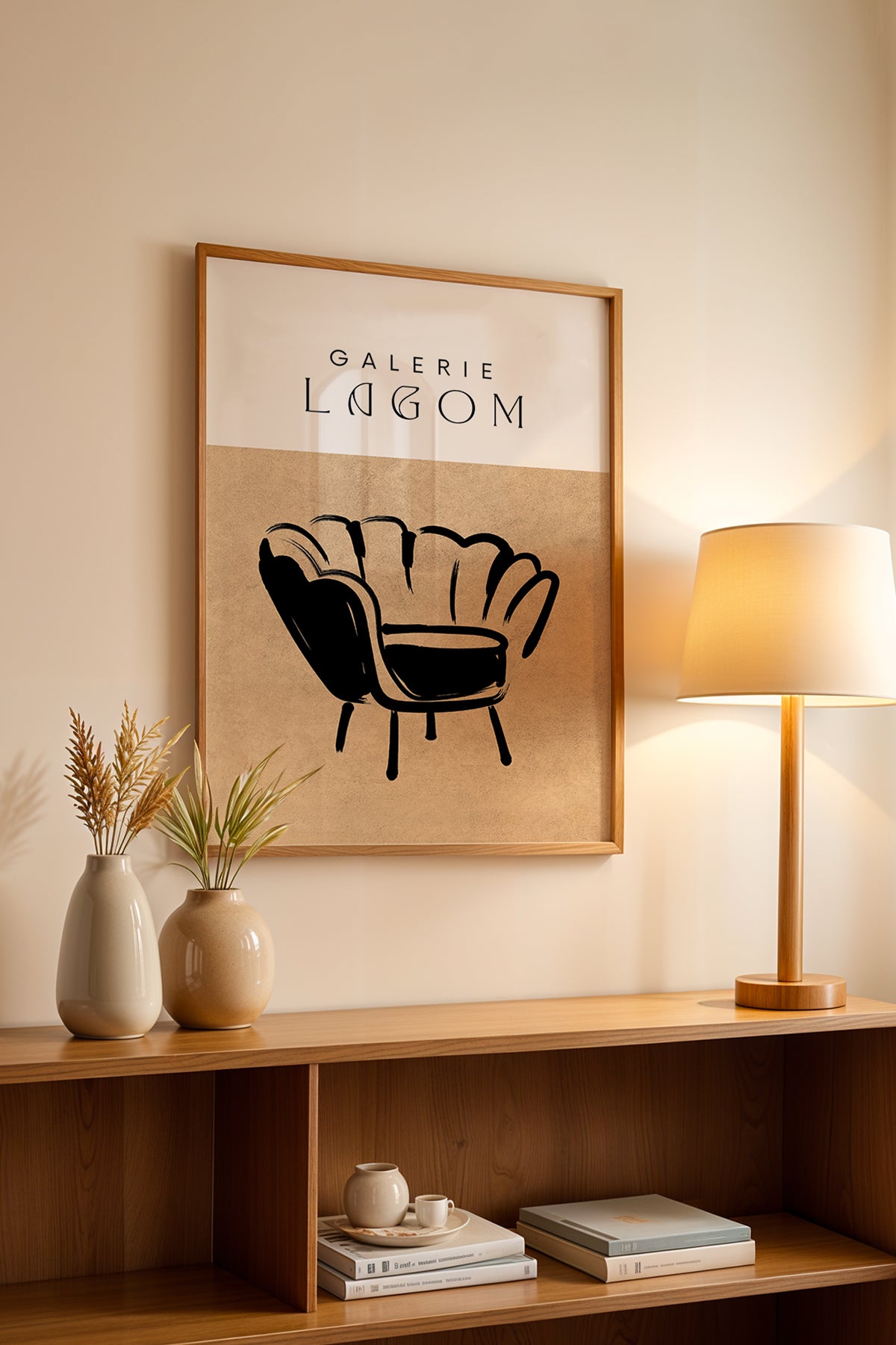 Bohemian Serisi Ahşap Çerçeveli Poster, Tablo No:71