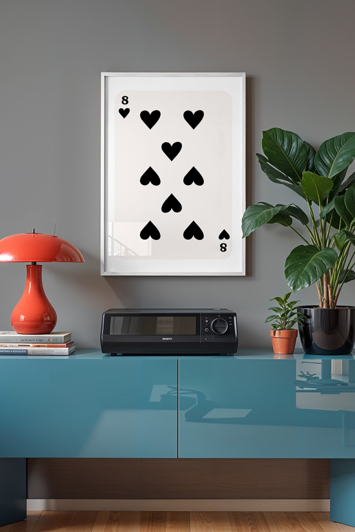 Lucky You Serisi Beyaz Çerçeveli Poster, Tablo Duvar Dekoru No:122