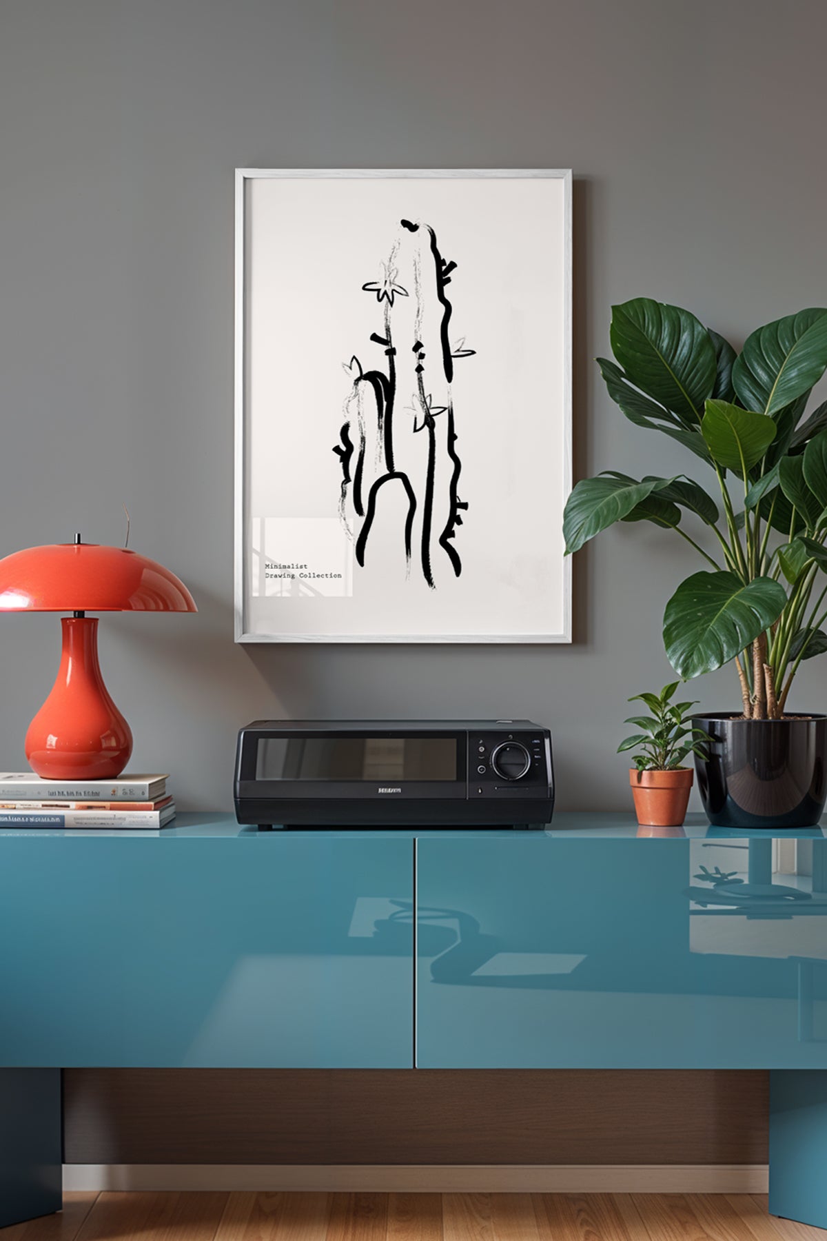 Bohemian Serisi Beyaz Çerçeveli Poster, Tablo No:130