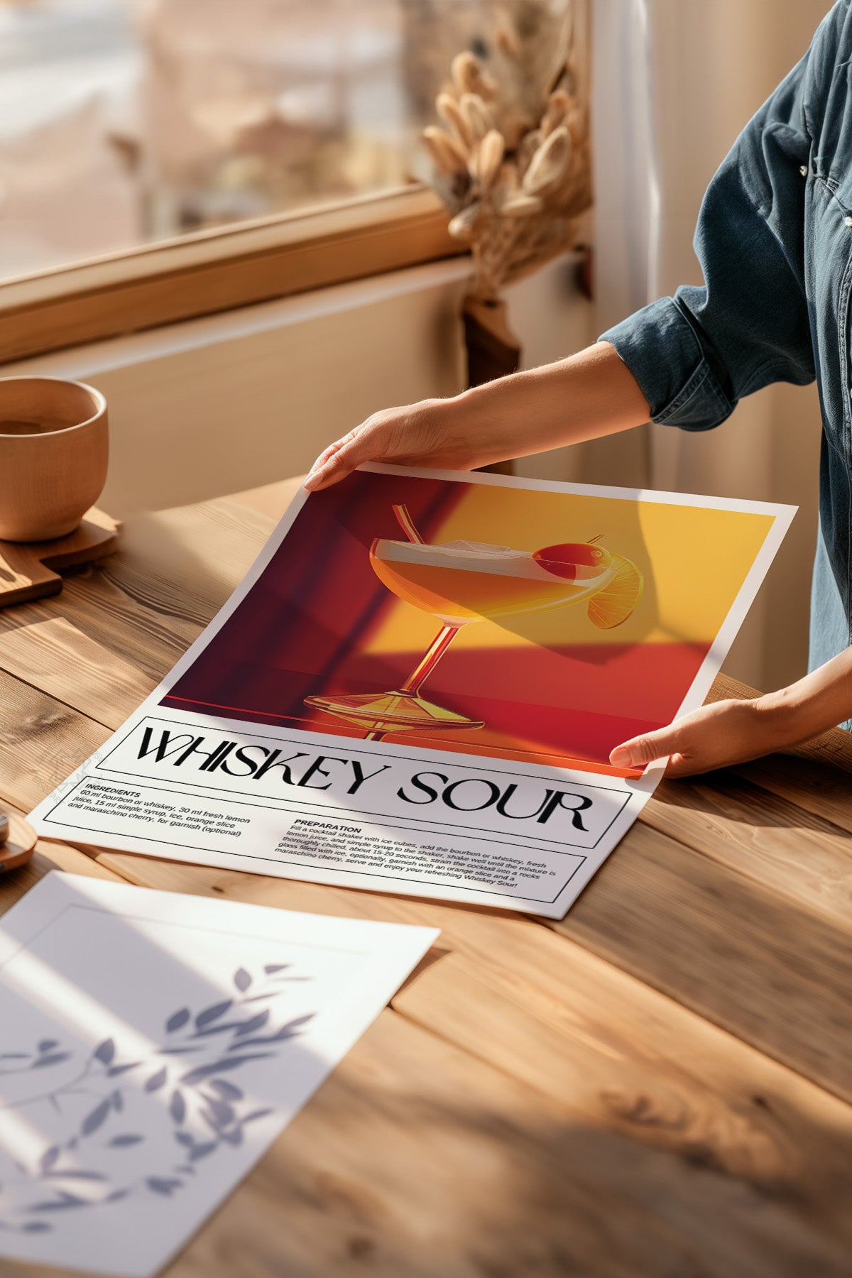 Kokteyl Serisi Poster, Cafe, Restoran, Mutfak Duvar Dekoru No:10