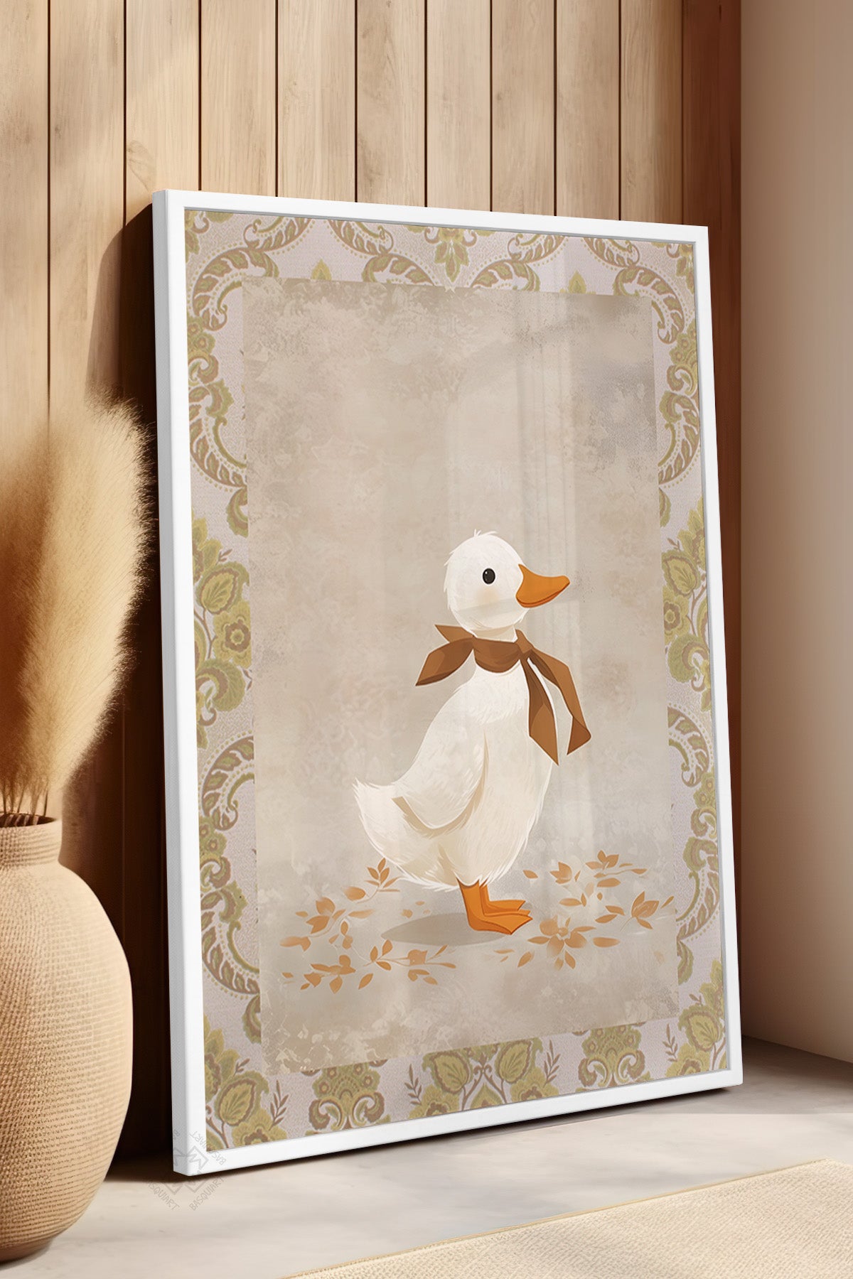 Çocuk Odası, Bebek Odası Beyaz Çerçeveli Poster, Tablo No:62