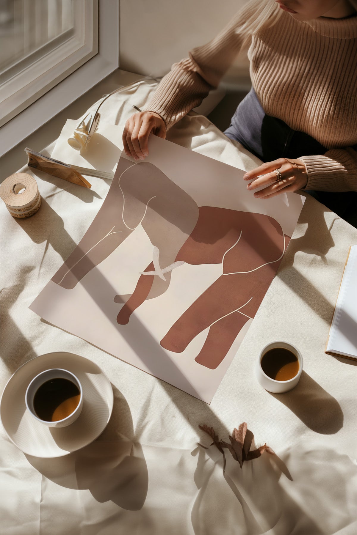 Bohemian 4'lü Poster Seti, Duvar Dekoru No:18