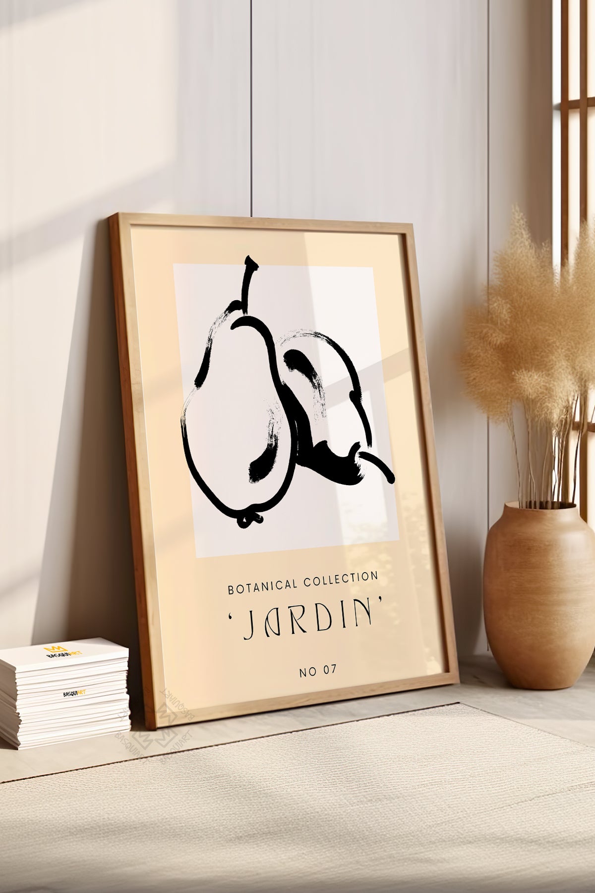 Bohemian Serisi Ahşap Çerçeveli Poster, Tablo No:118