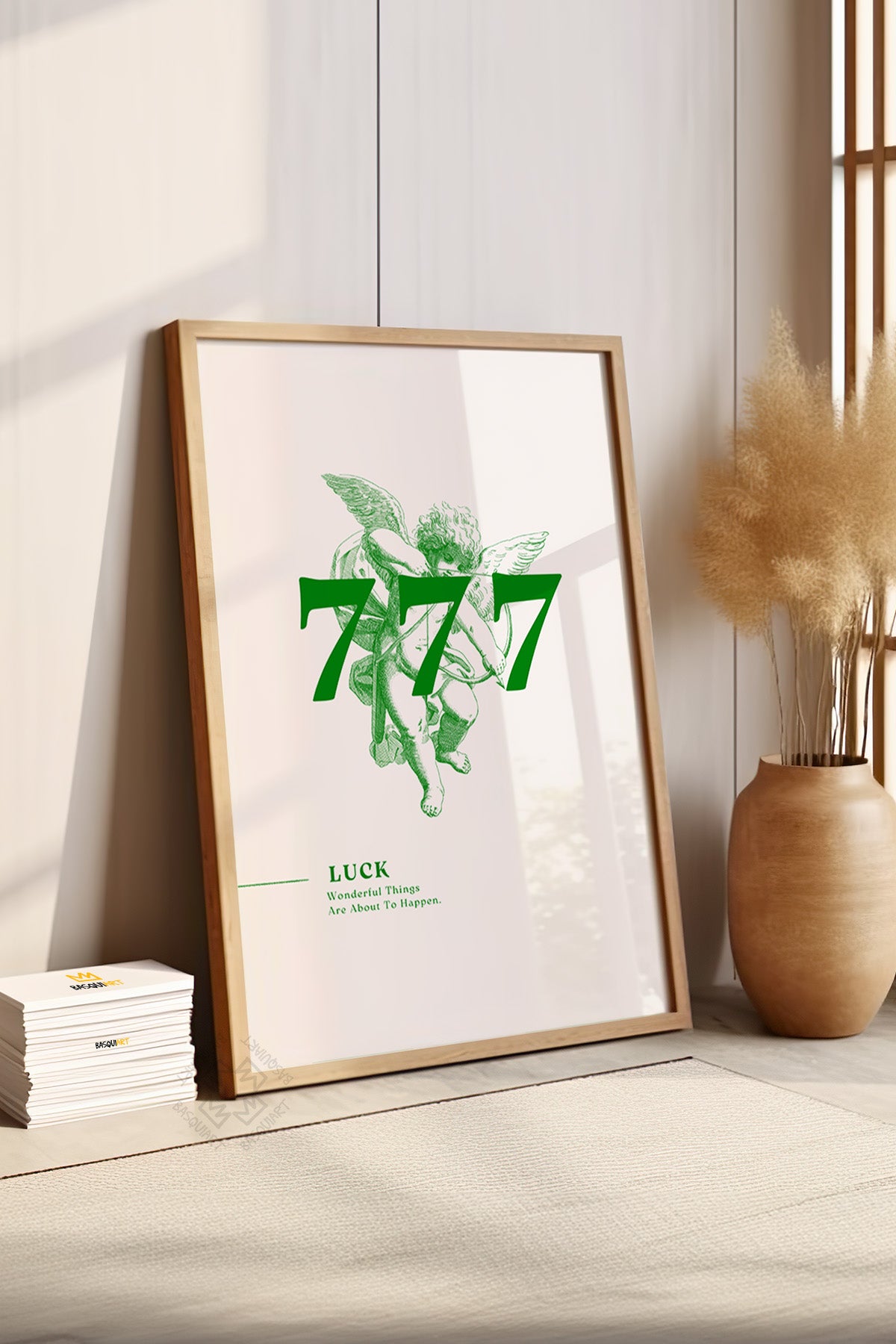Lucky You Serisi Ahşap Çerçeveli Poster, Tablo Duvar Dekoru No:131