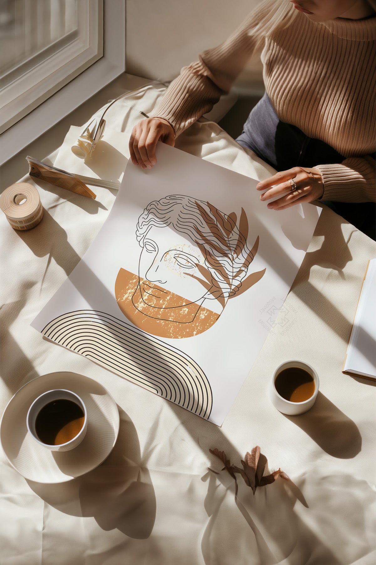 Bohemian 4'lü Poster Seti, Duvar Dekoru No:17