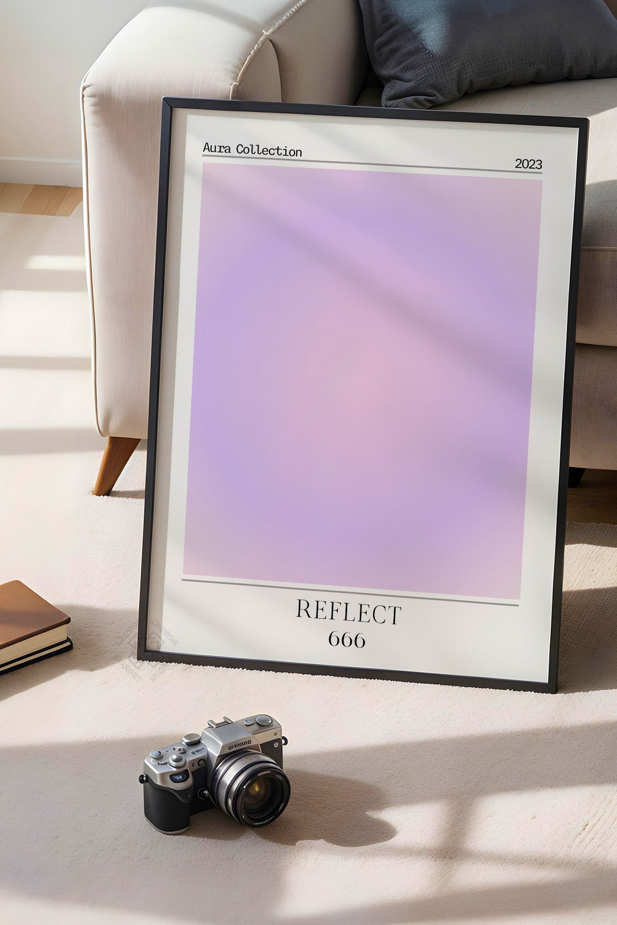 Aura Serisi Siyah Çerçeveli Poster, Tablo No:190