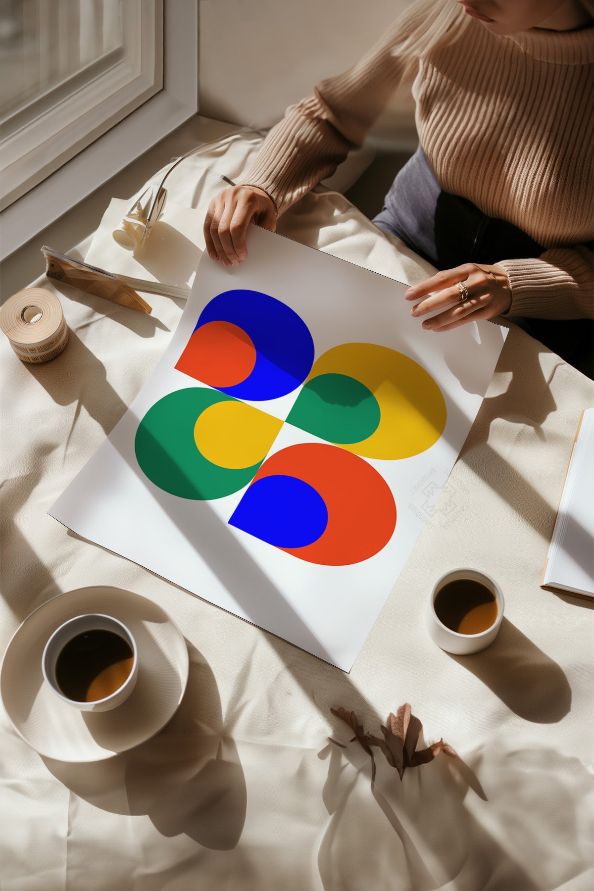 Bauhaus Serisi Poster, Duvar Dekoru No:12