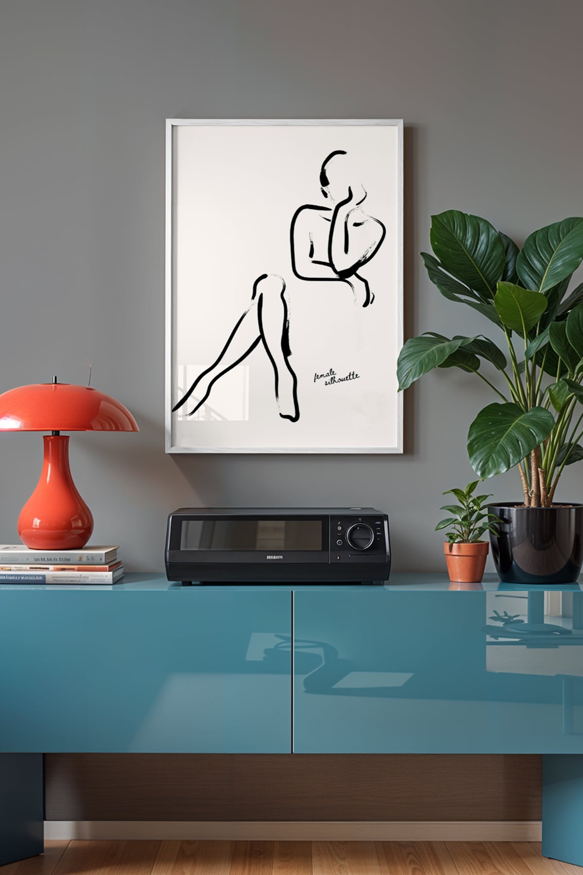 Bohemian Serisi Beyaz Çerçeveli Poster, Tablo No:90