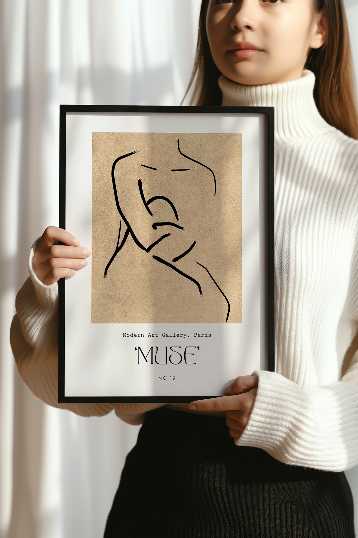 Bohemian Serisi Siyah Çerçeveli Poster, Tablo No:83