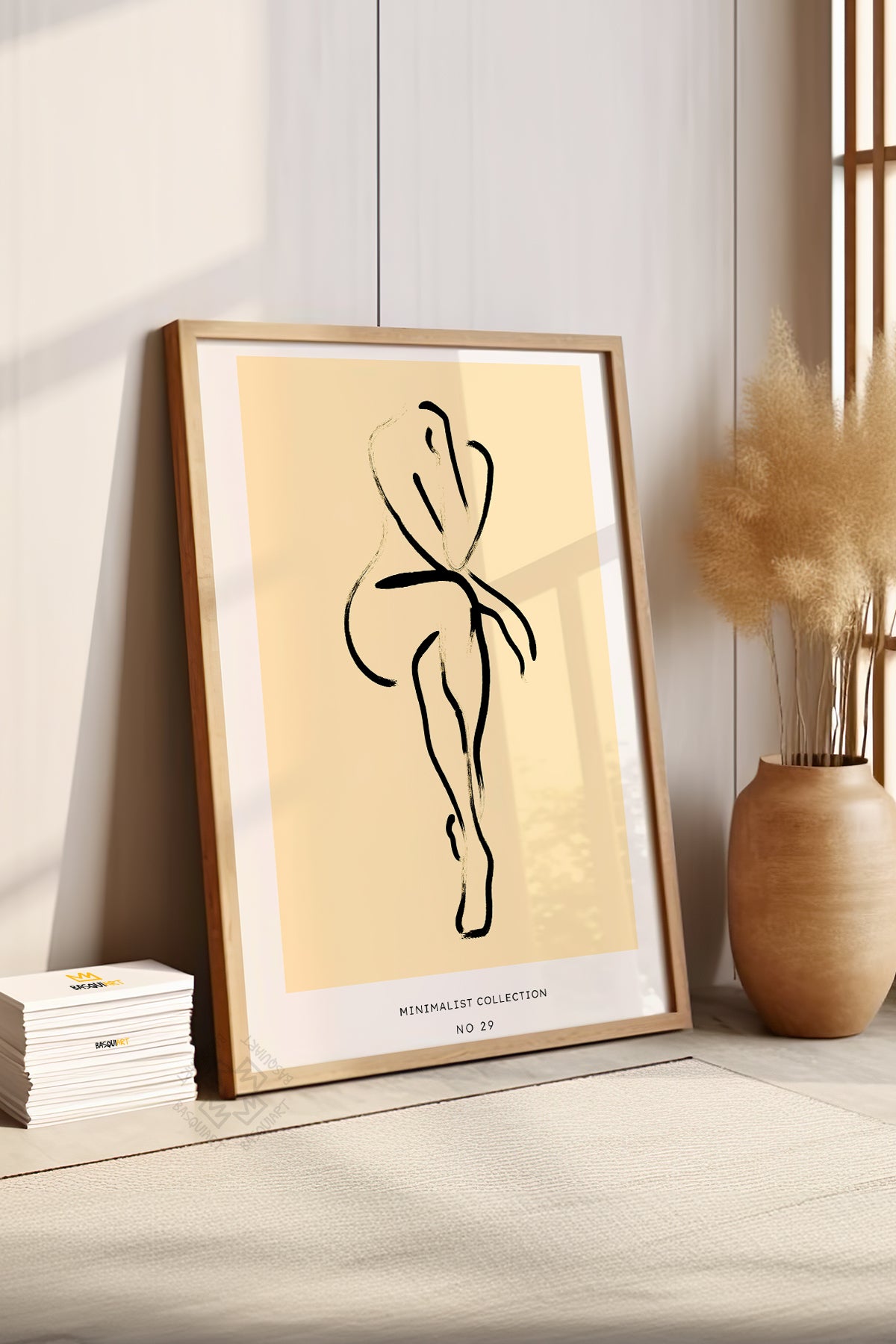 Bohemian Serisi Ahşap Çerçeveli Poster, Tablo No:85