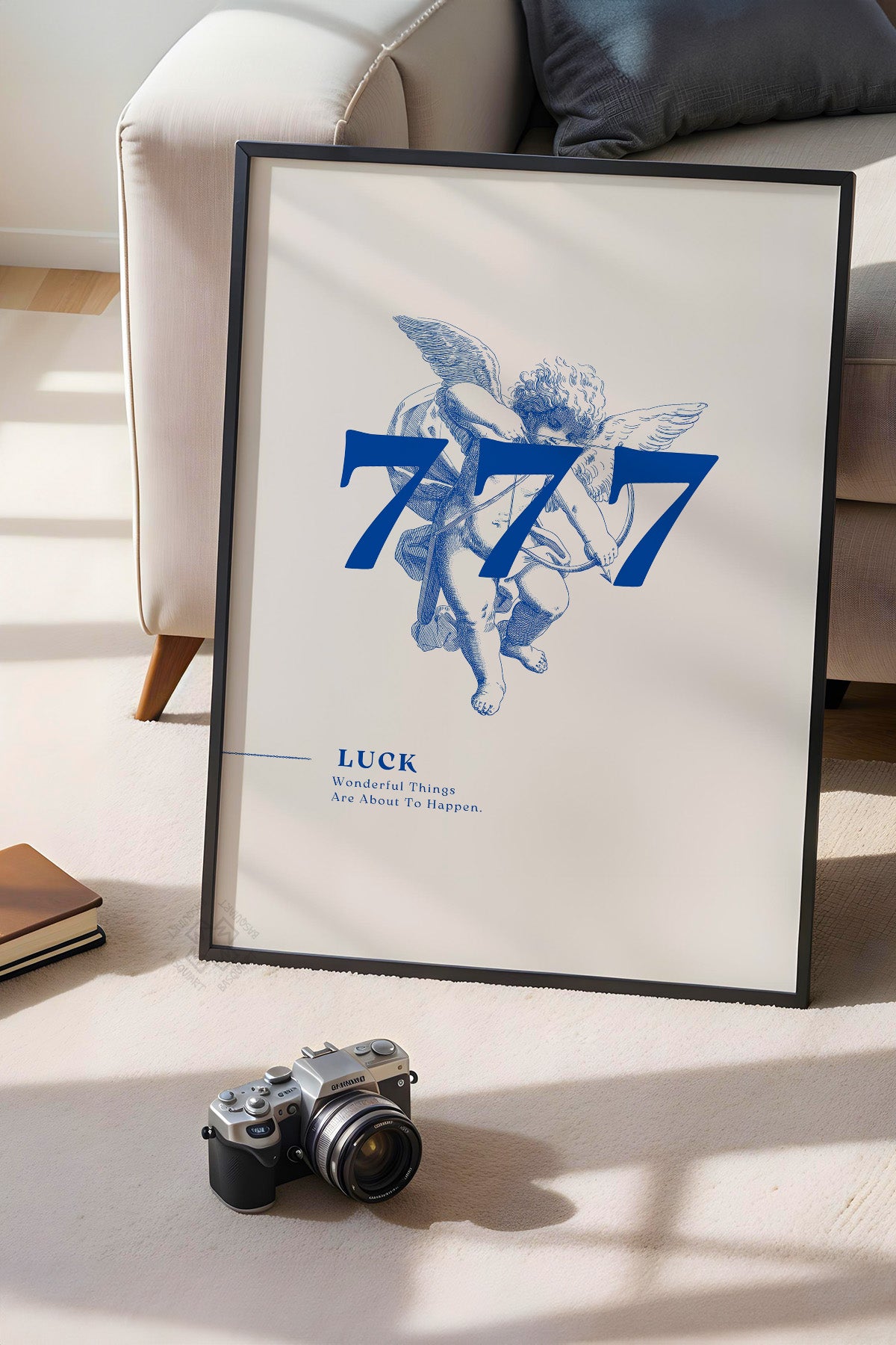 Lucky You Serisi Siyah Çerçeveli Poster, Tablo Duvar Dekoru No:27