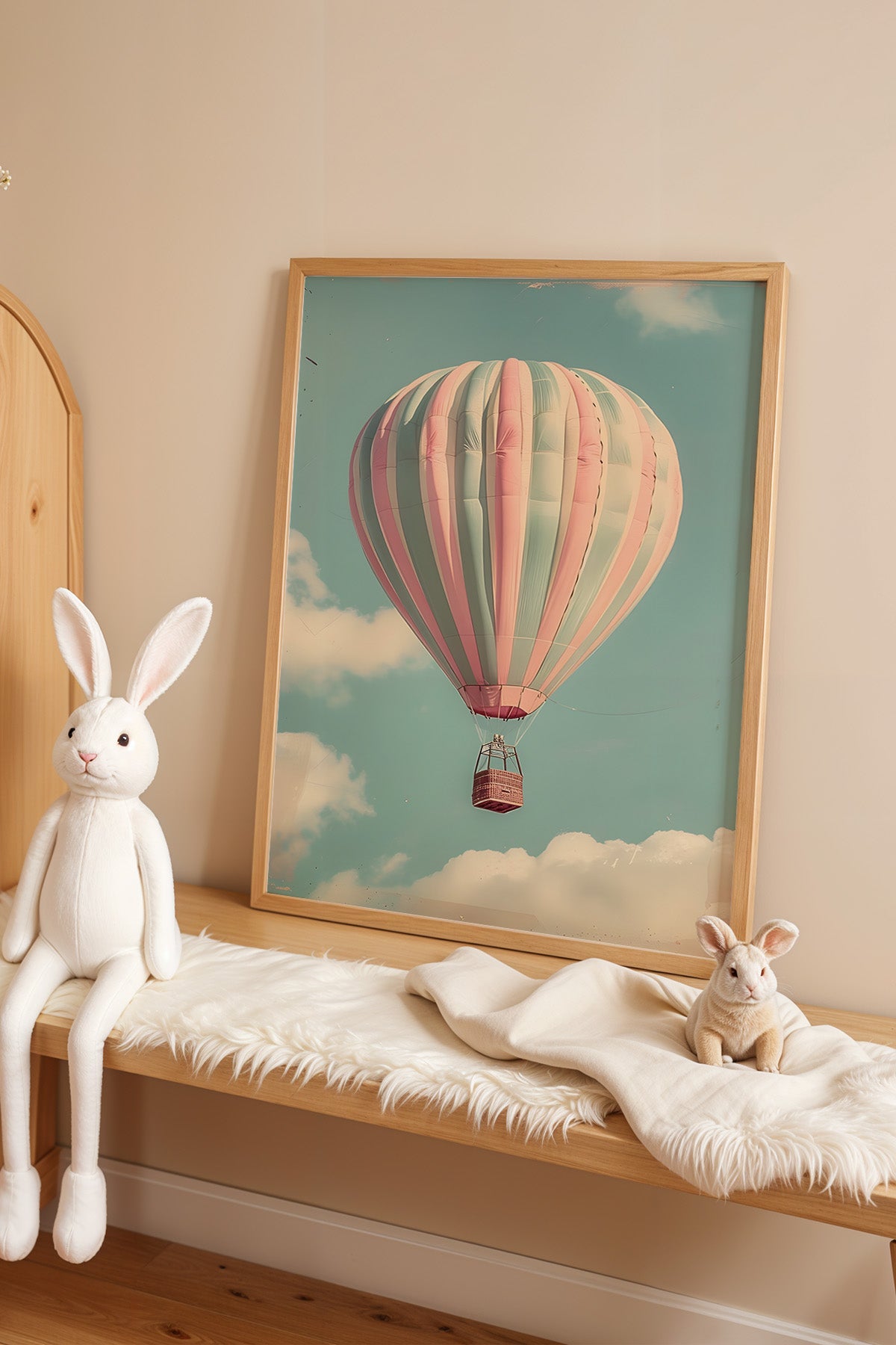 Çocuk Odası, Bebek Odası Ahşap Çerçeveli Poster, Tablo No:88