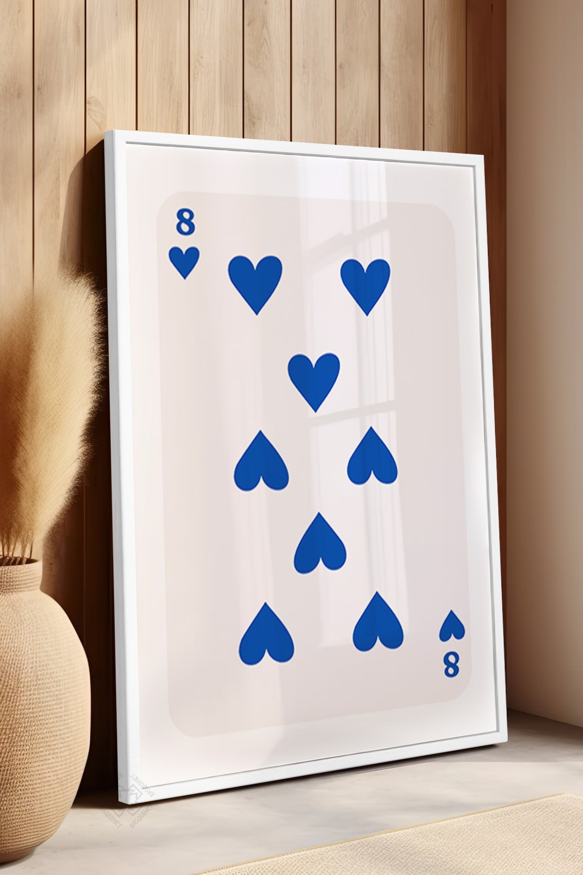 Lucky You Serisi Beyaz Çerçeveli Poster, Tablo Duvar Dekoru No:41