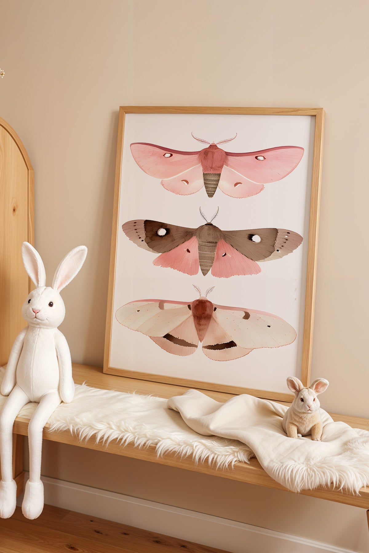 Çocuk Odası, Bebek Odası Ahşap Çerçeveli Poster, Tablo No:76