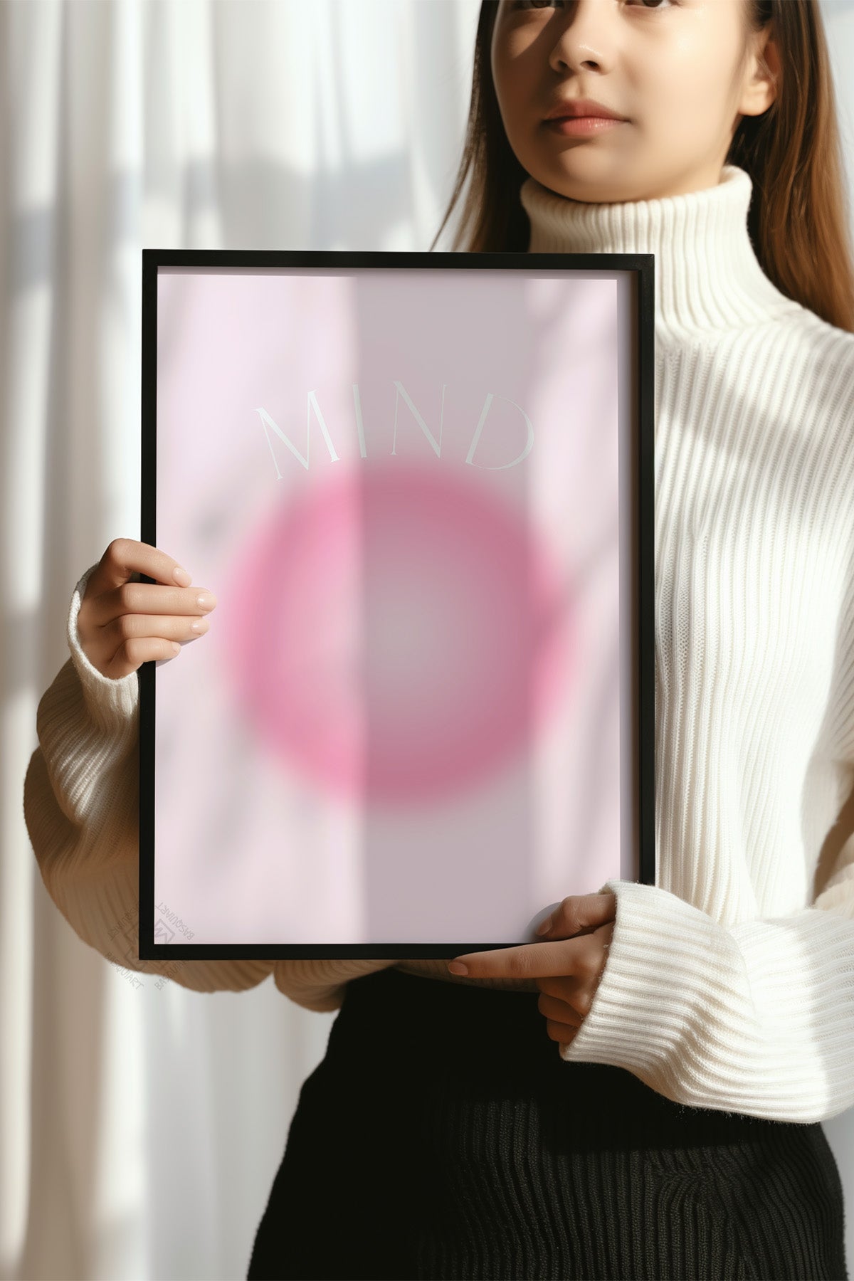 Aura Serisi Siyah Çerçeveli Poster, Tablo No:112