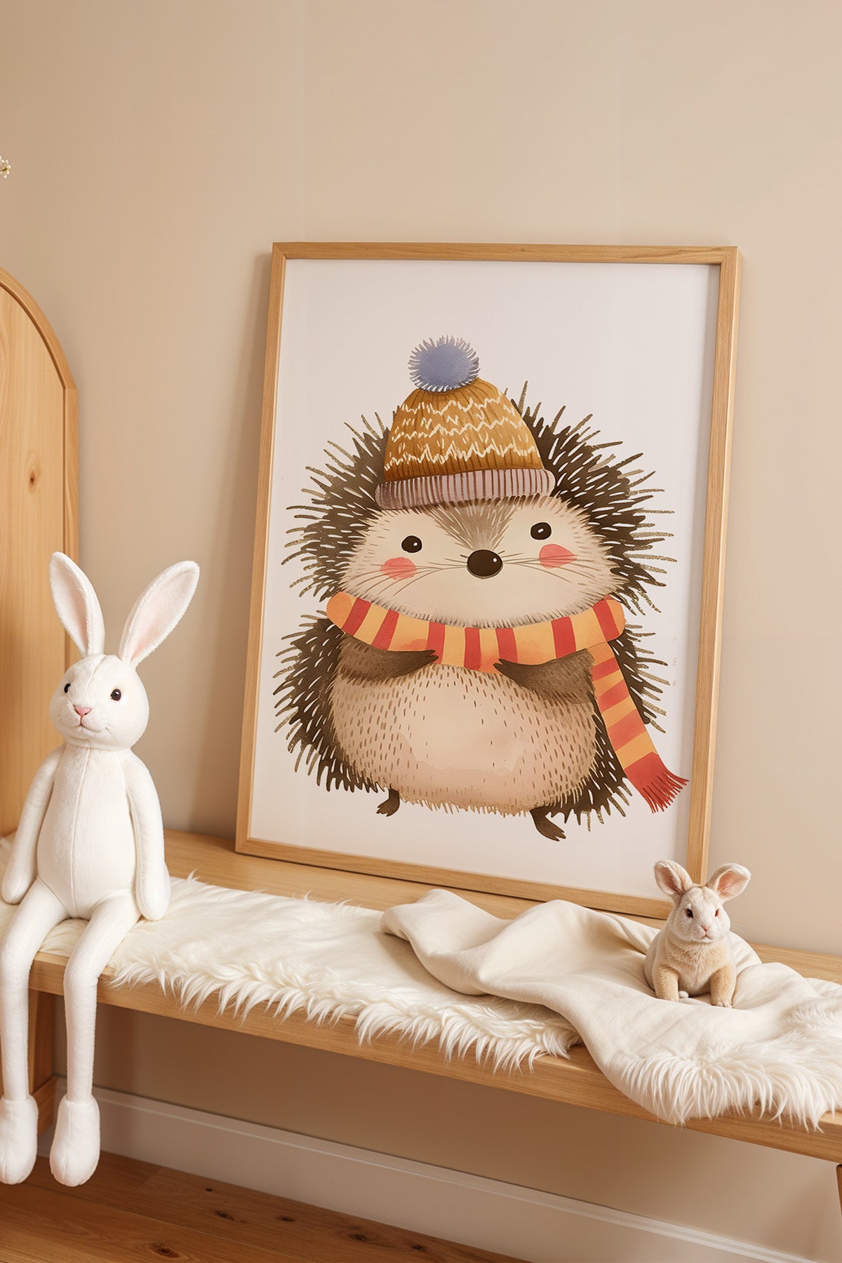 Çocuk Odası, Bebek Odası Ahşap Çerçeveli Poster, Tablo No:79
