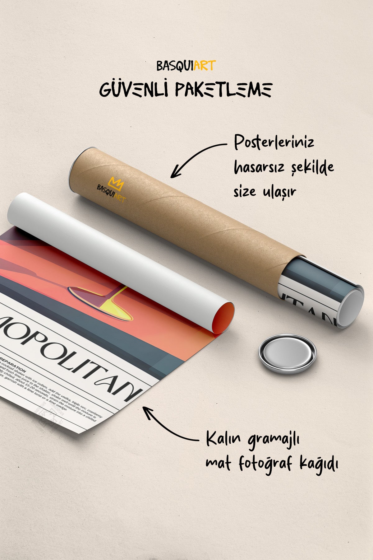 Kokteyl Serisi Poster, Cafe, Restoran, Mutfak Duvar Dekoru No:7