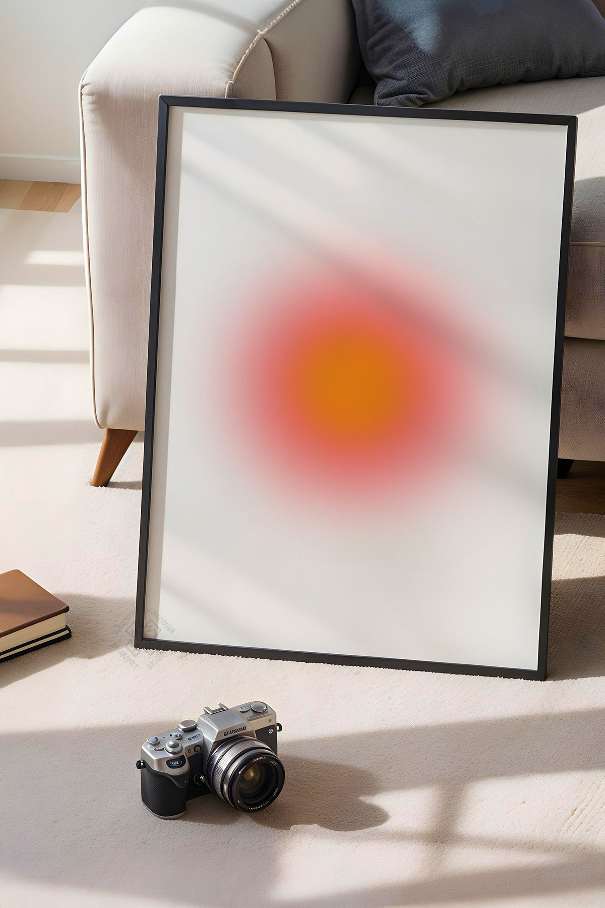 Aura Serisi Siyah Çerçeveli Poster, Tablo No:80