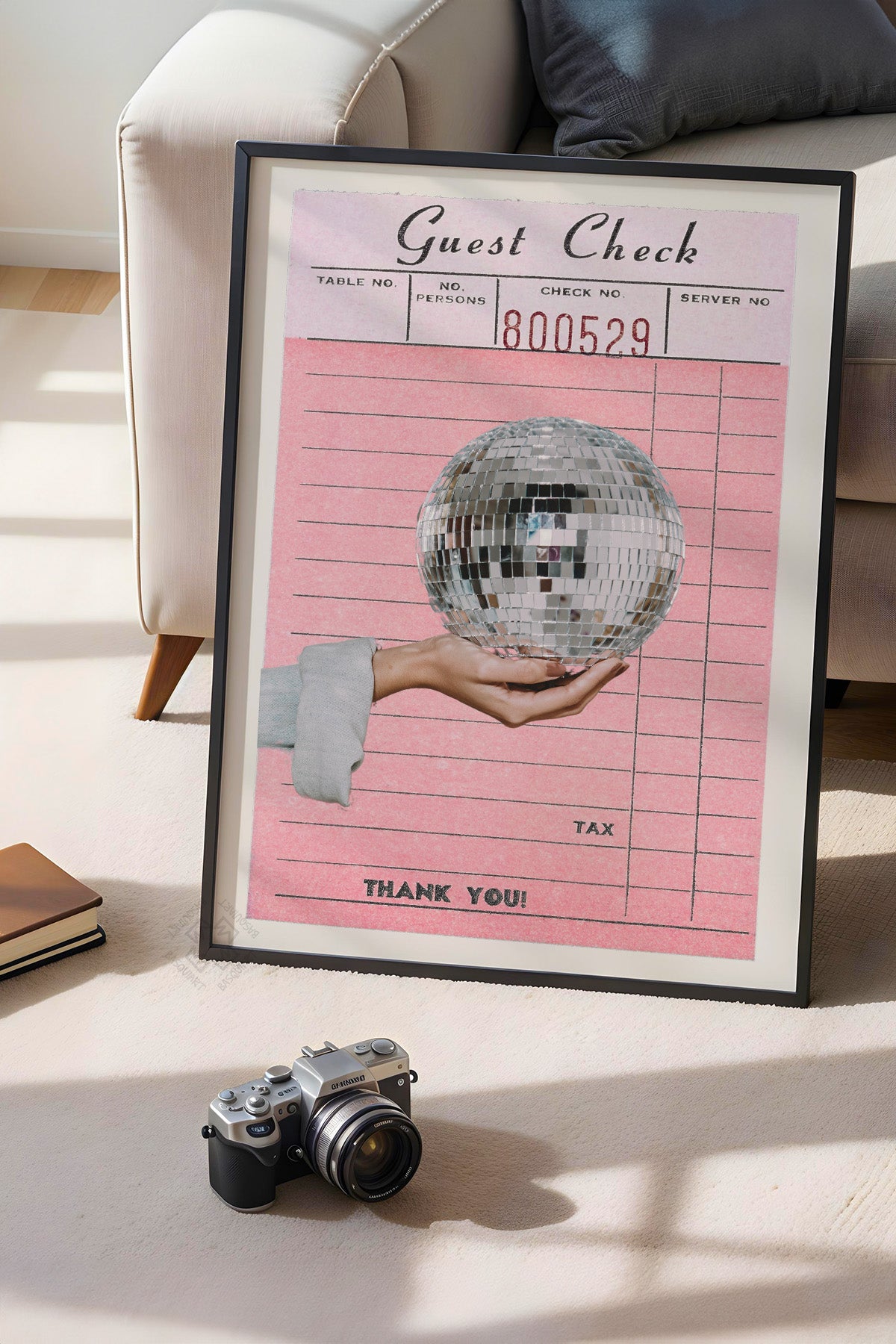 Lucky You Serisi Siyah Çerçeveli Poster, Tablo Duvar Dekoru No:91