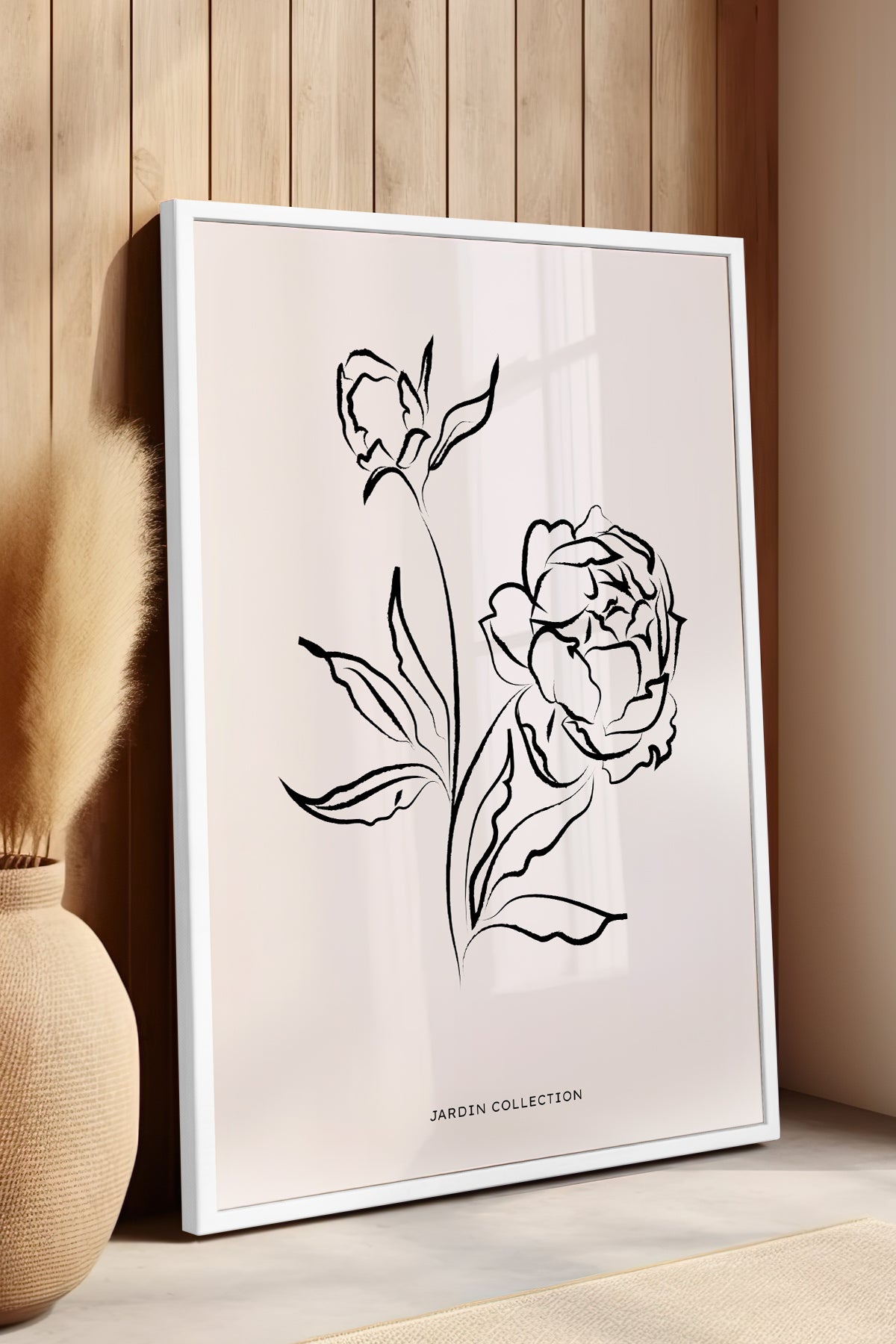 Bohemian Serisi Beyaz Çerçeveli Poster, Tablo No:114