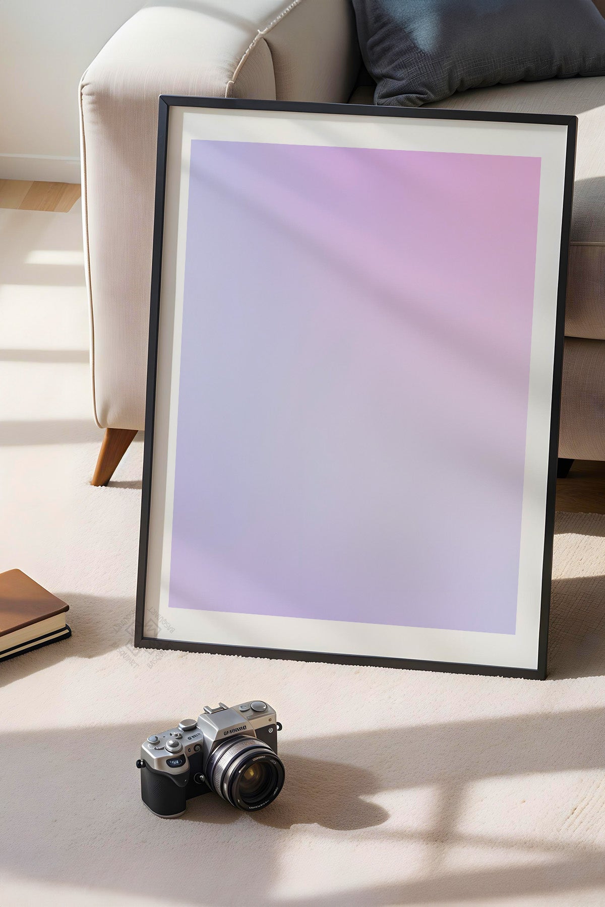 Aura Serisi Siyah Çerçeveli Poster, Tablo No:24