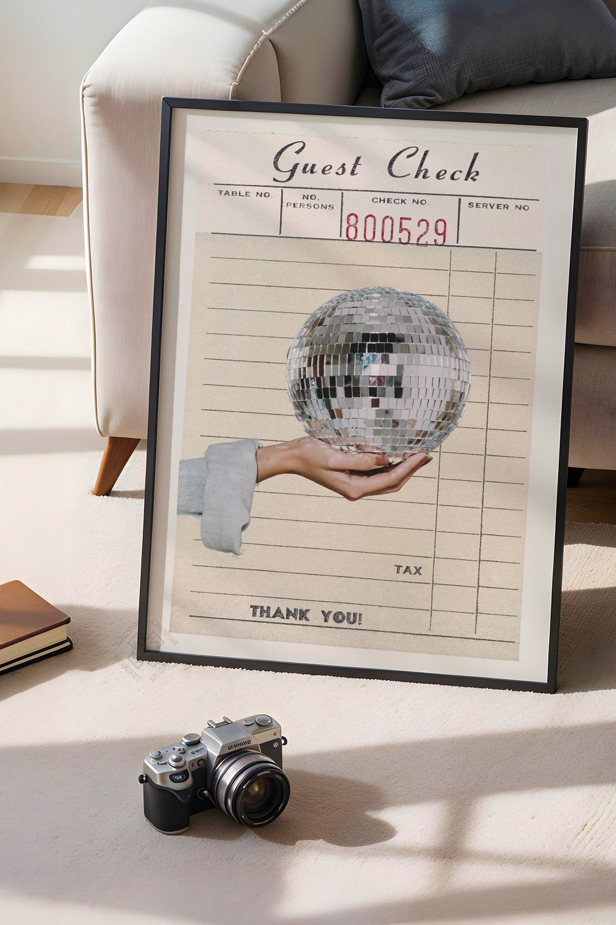 Lucky You Serisi Siyah Çerçeveli Poster, Tablo Duvar Dekoru No:12