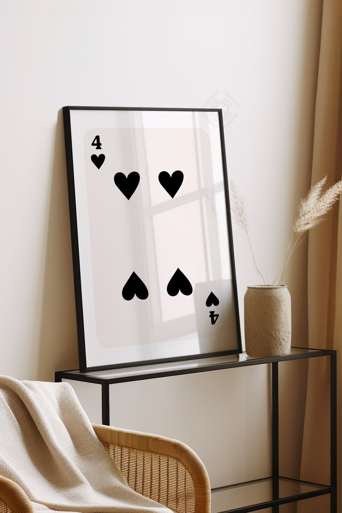 Lucky You Serisi Siyah Çerçeveli Poster, Tablo Duvar Dekoru No:118