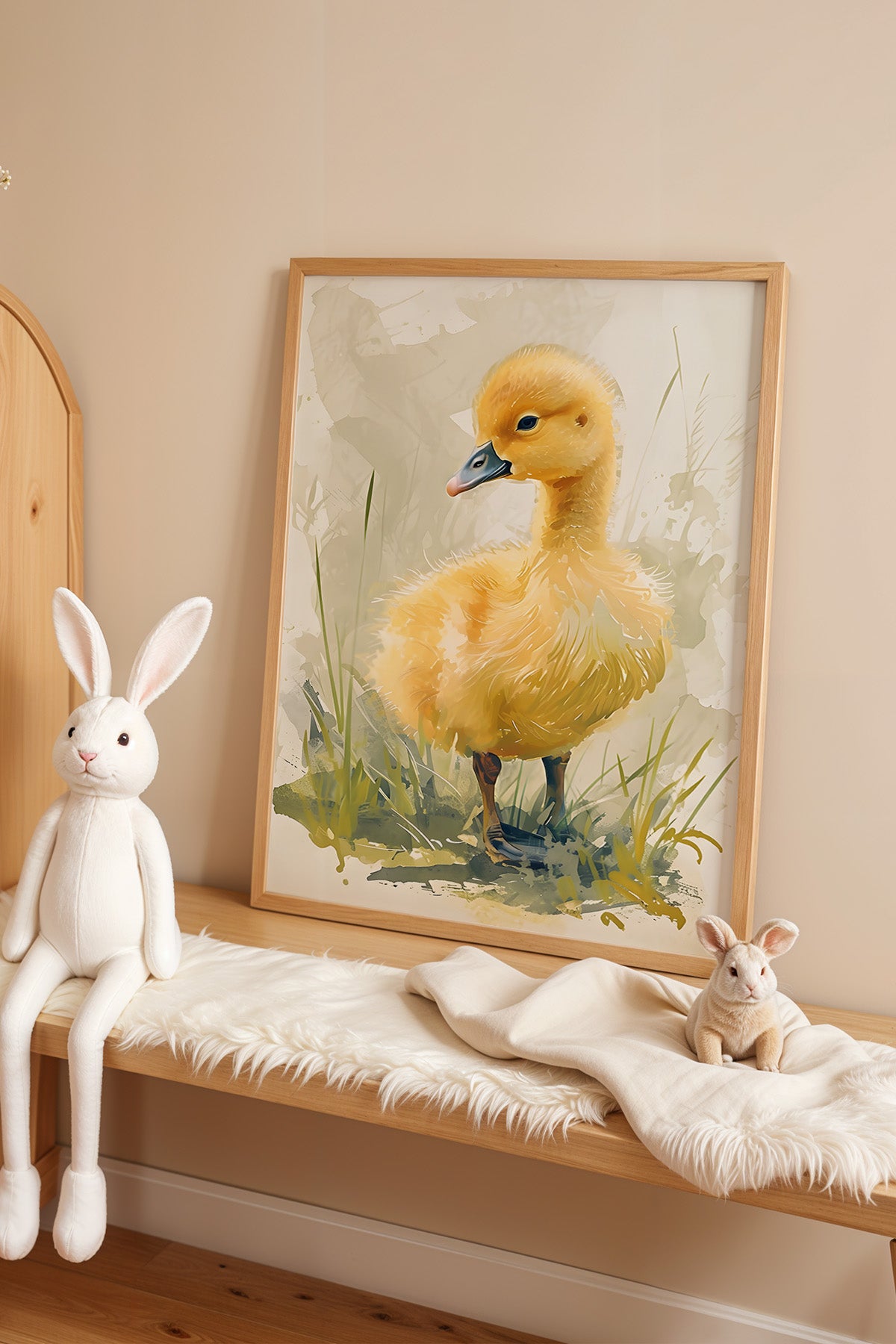 Çocuk Odası, Bebek Odası Ahşap Çerçeveli Poster, Tablo No:63