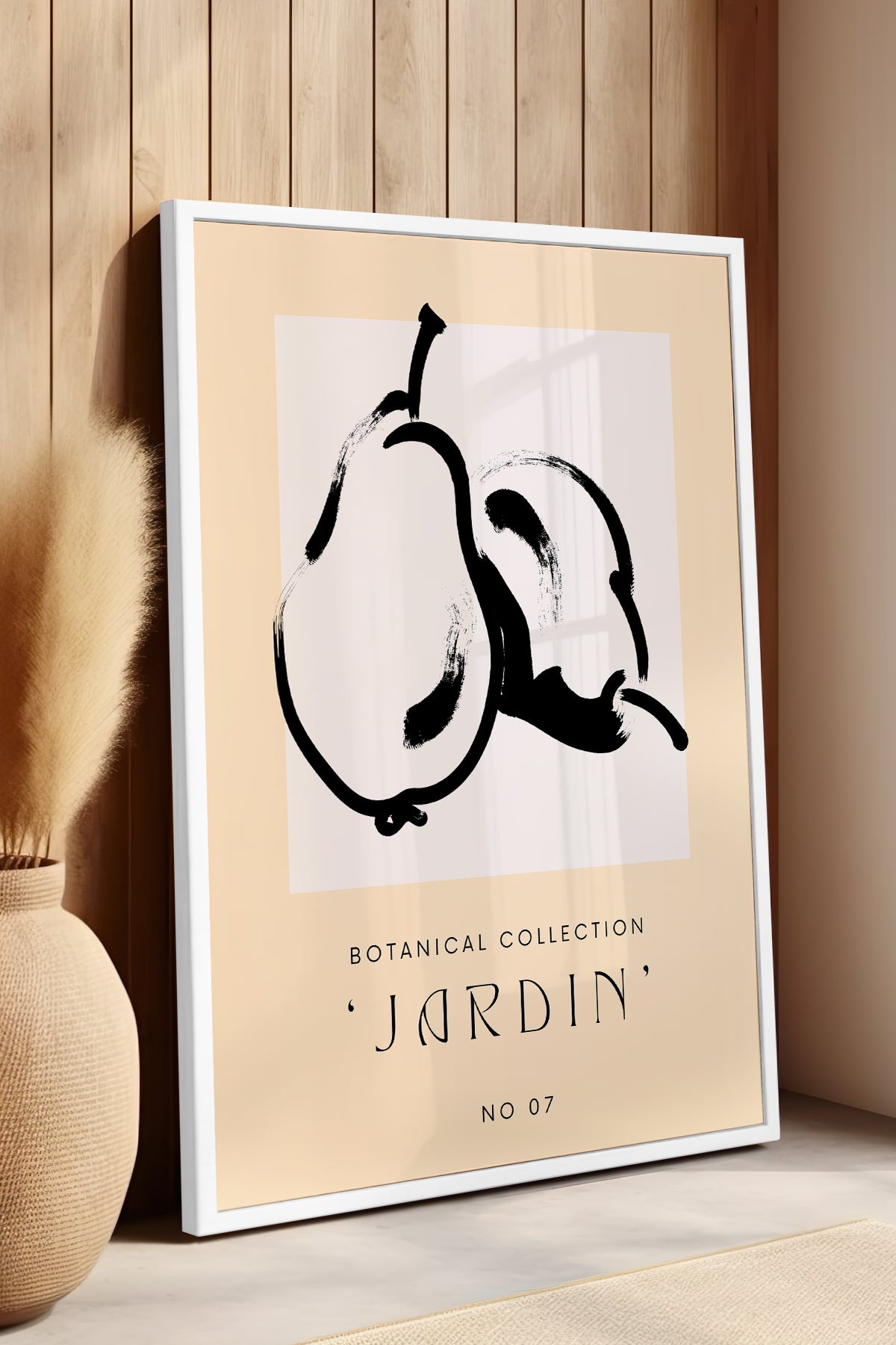 Bohemian Serisi Beyaz Çerçeveli Poster, Tablo No:118
