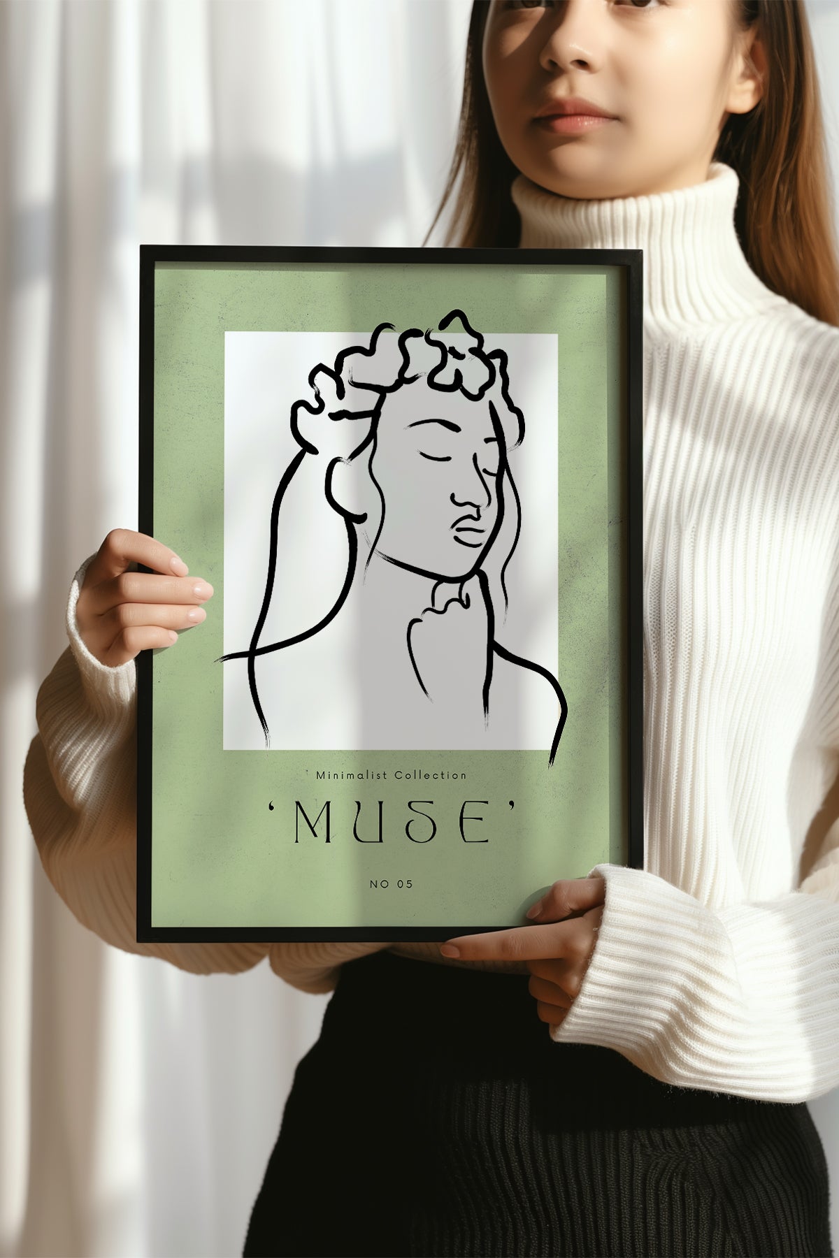 Bohemian Serisi Siyah Çerçeveli Poster, Tablo No:64