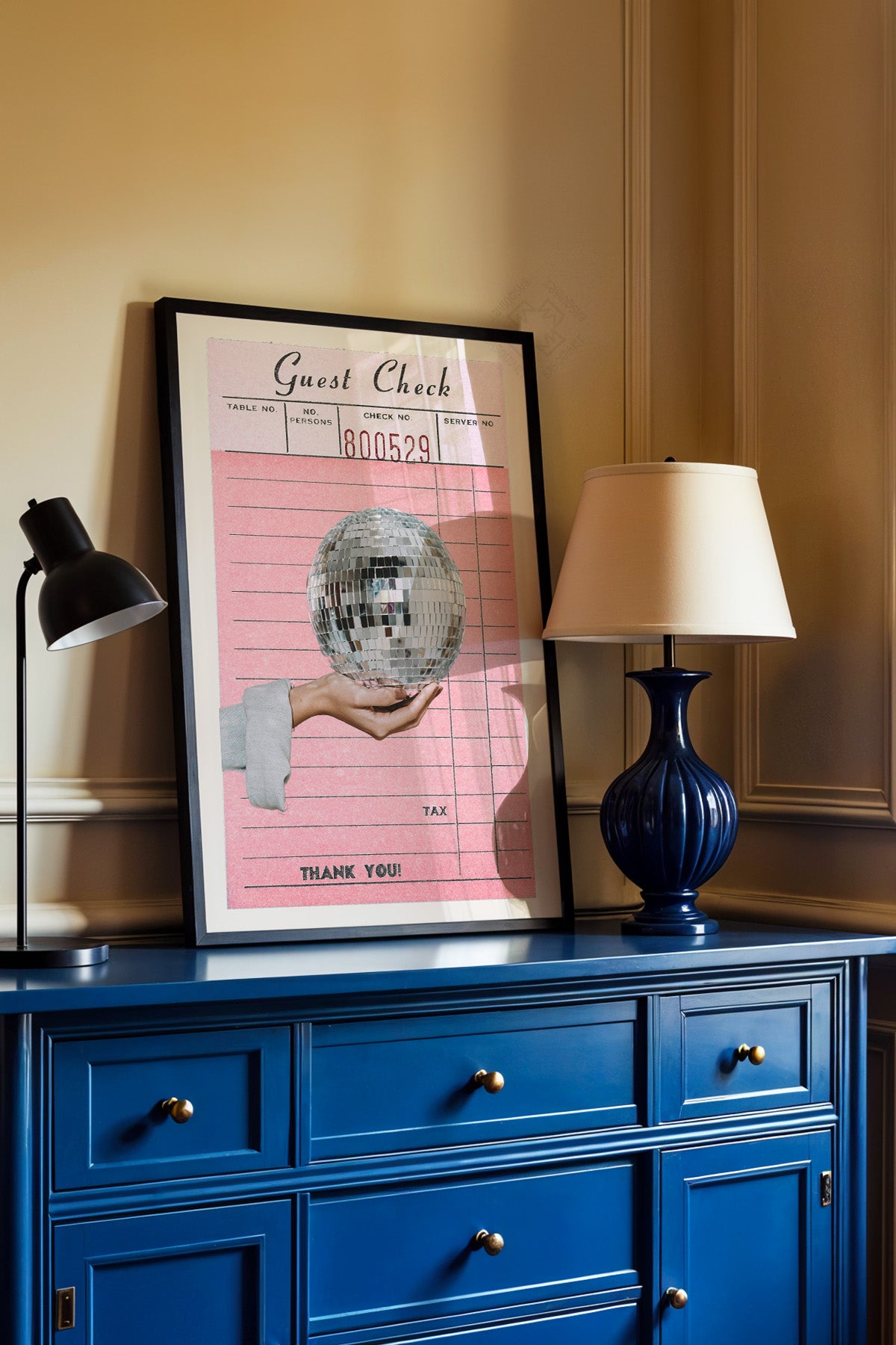 Lucky You Serisi Siyah Çerçeveli Poster, Tablo Duvar Dekoru No:91
