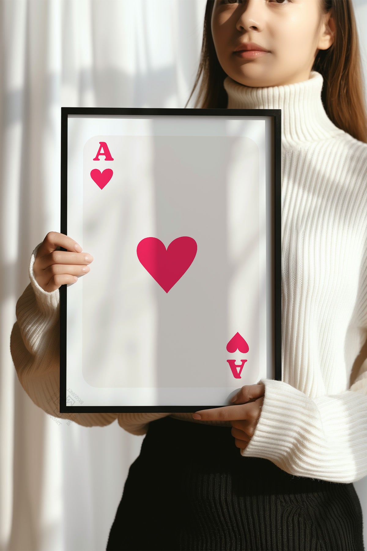 Lucky You Serisi Siyah Çerçeveli Poster, Tablo Duvar Dekoru No:94