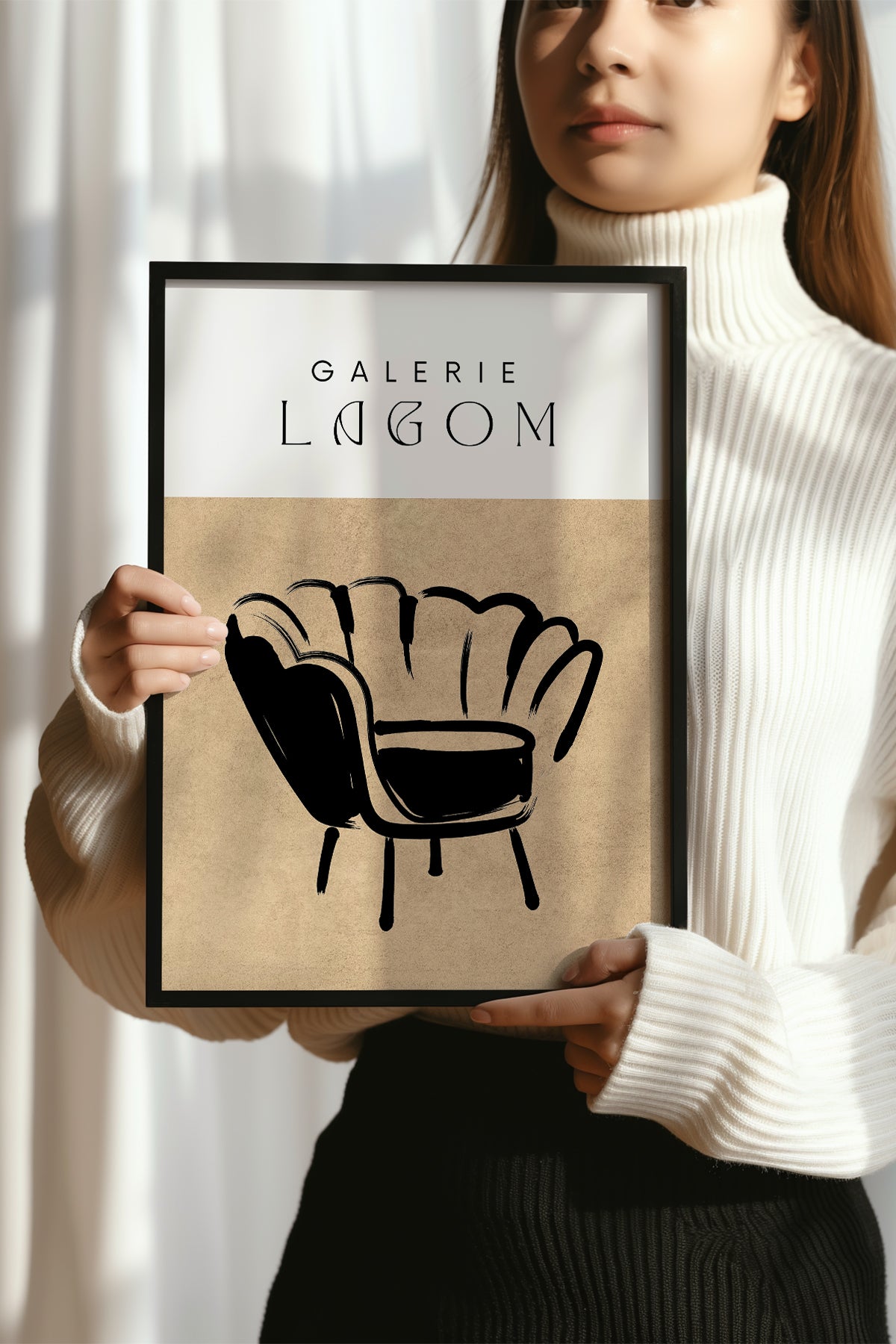 Bohemian Serisi Siyah Çerçeveli Poster, Tablo No:71