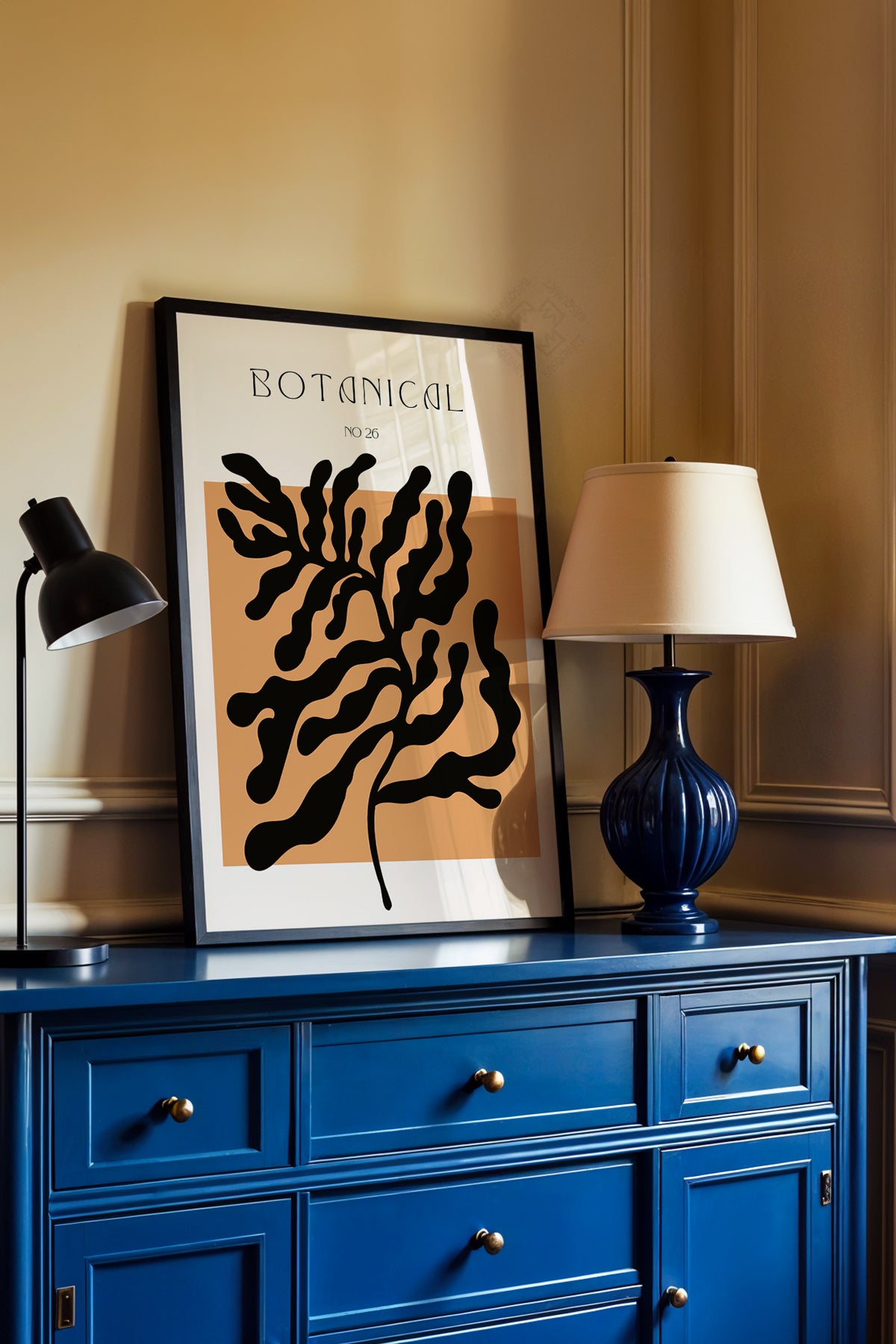 Bohemian Serisi Siyah Çerçeveli Poster, Tablo No:126