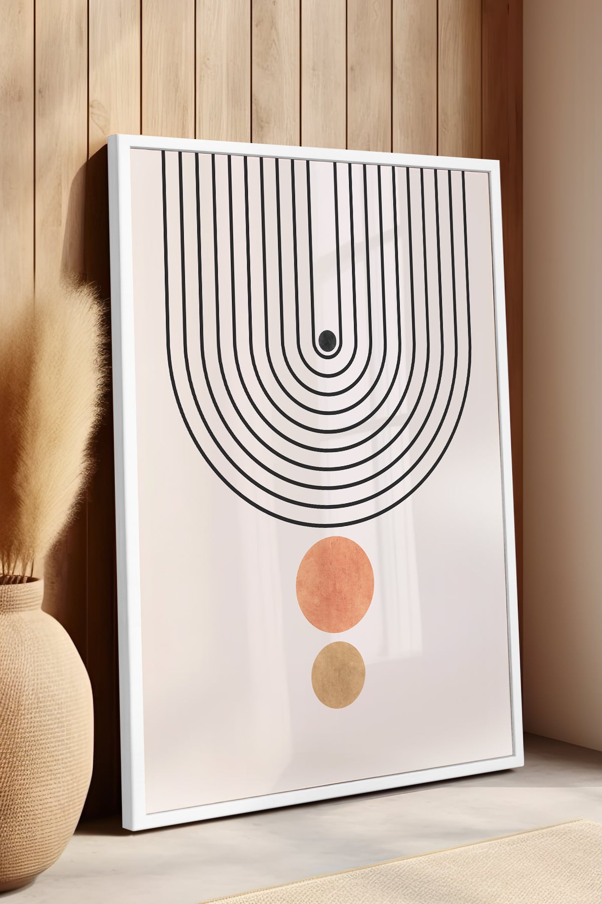 Bohemian Serisi Beyaz Çerçeveli Poster, Tablo No:4