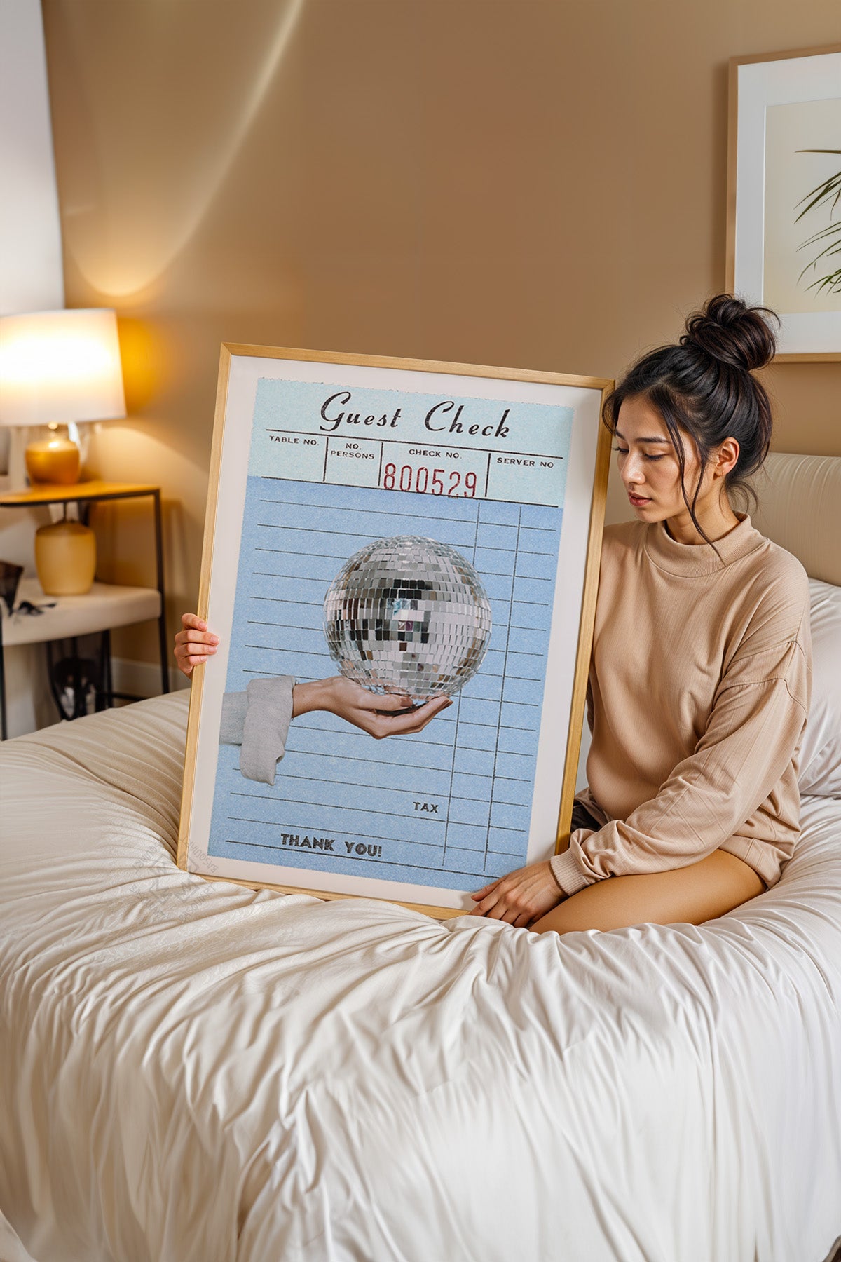 Lucky You Serisi Ahşap Çerçeveli Poster, Tablo Duvar Dekoru No:31