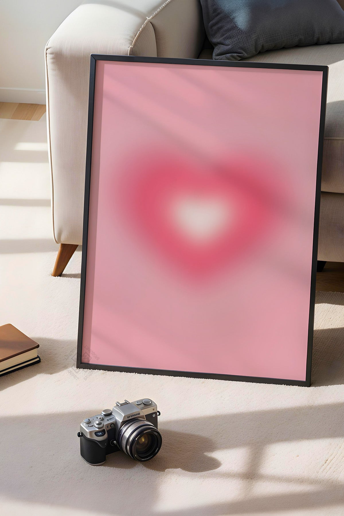 Aura Serisi Siyah Çerçeveli Poster, Tablo No:97