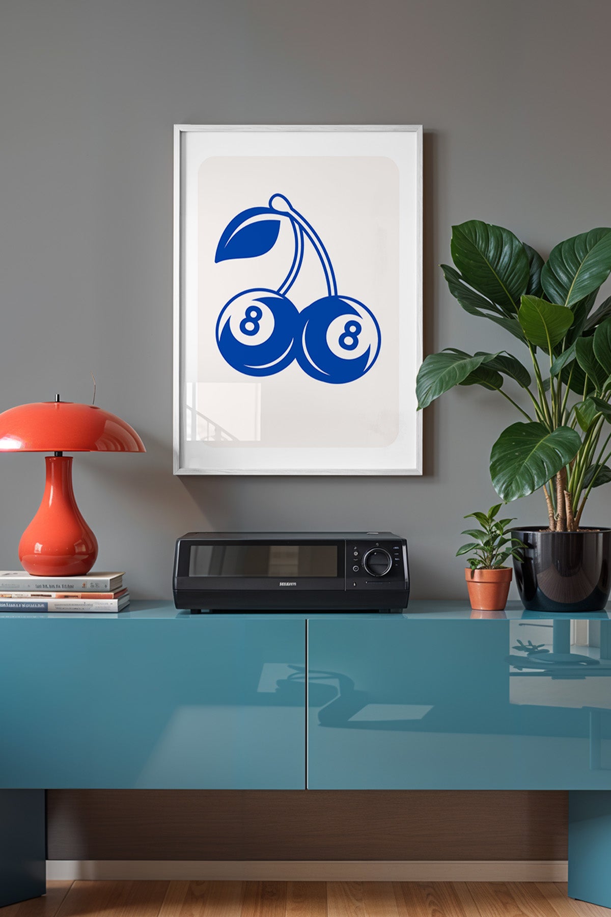 Lucky You Serisi Beyaz Çerçeveli Poster, Tablo Duvar Dekoru No:33