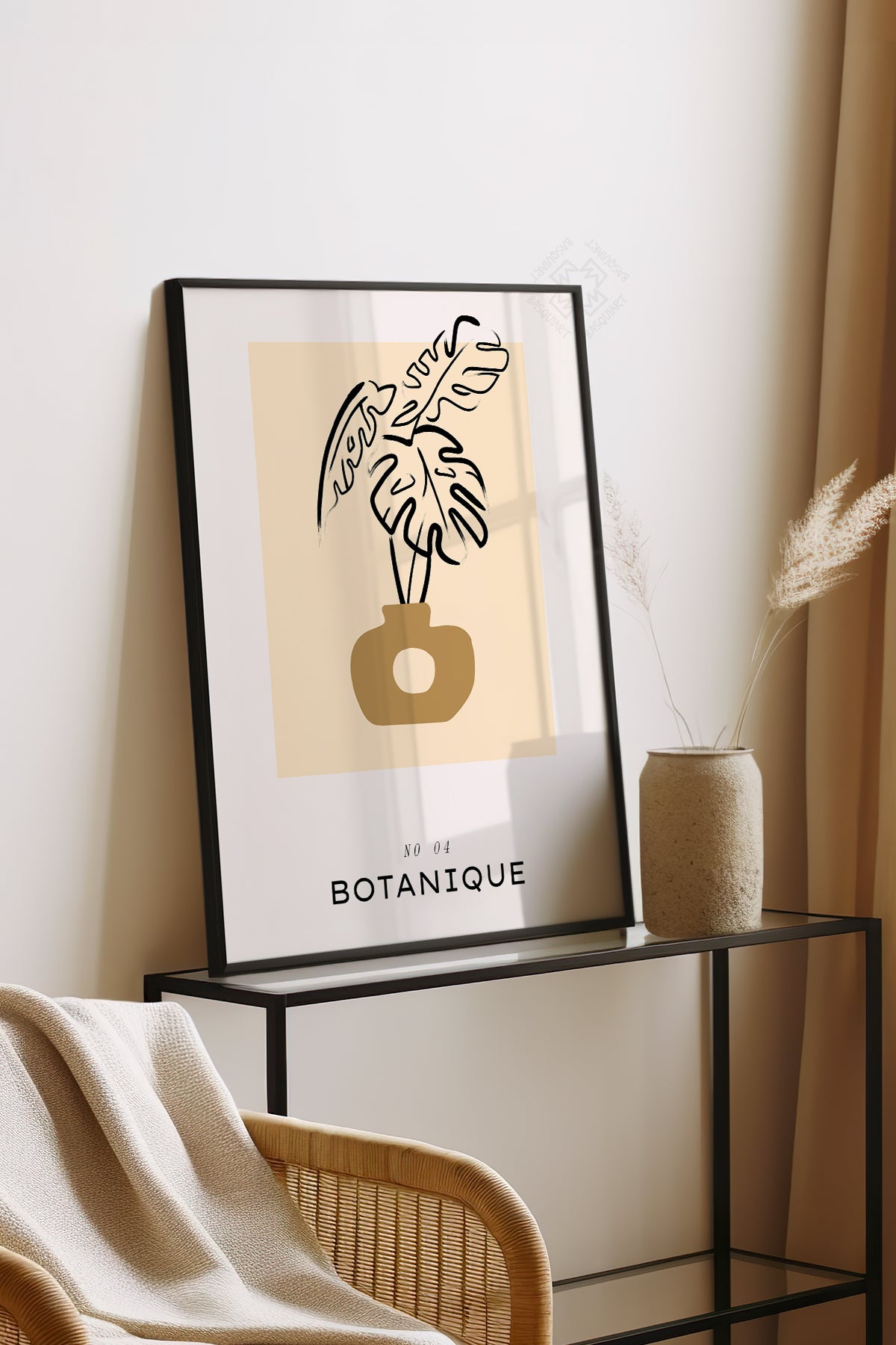 Bohemian Serisi Siyah Çerçeveli Poster, Tablo No:122