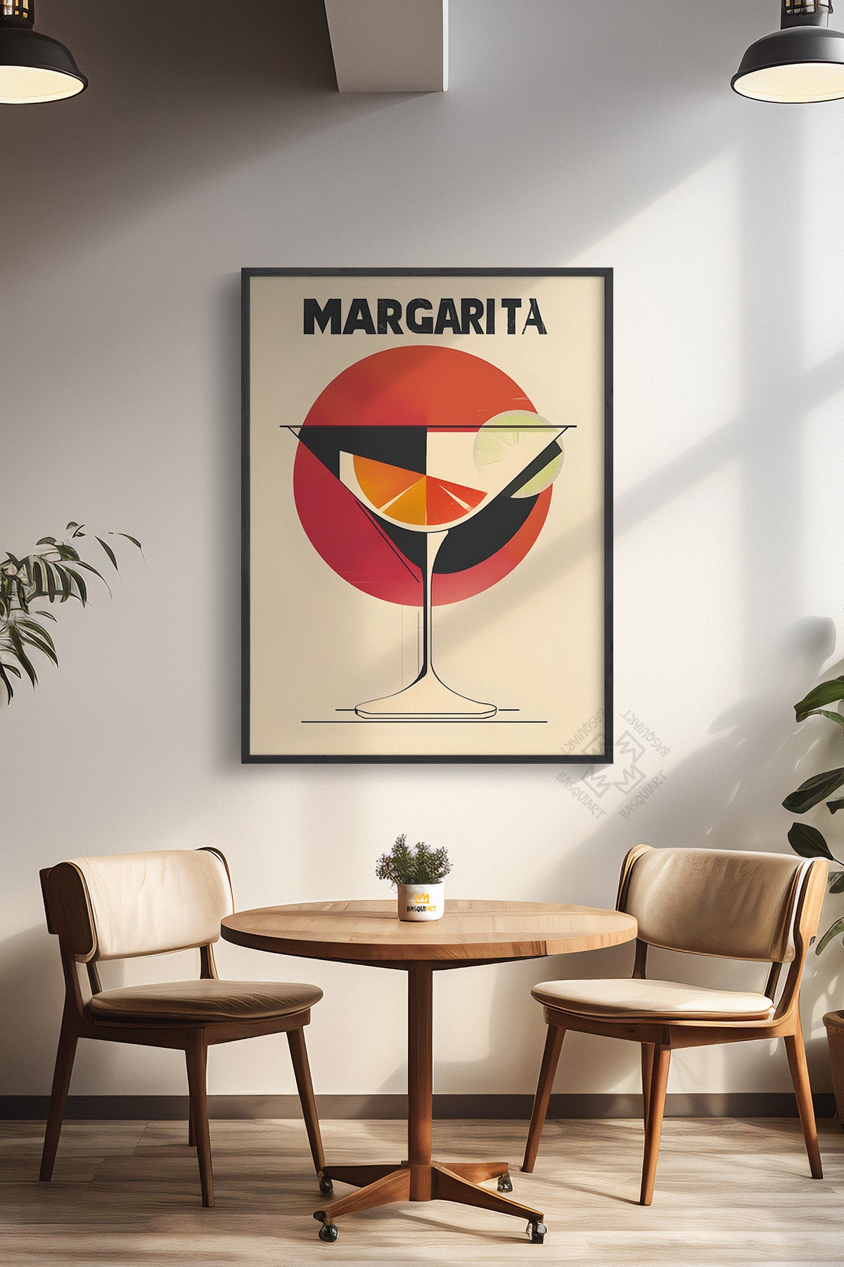 Kokteyl Serisi Siyah Çerçeveli Poster, Tablo, Cafe, Restoran, Mutfak Duvar Dekoru No:41