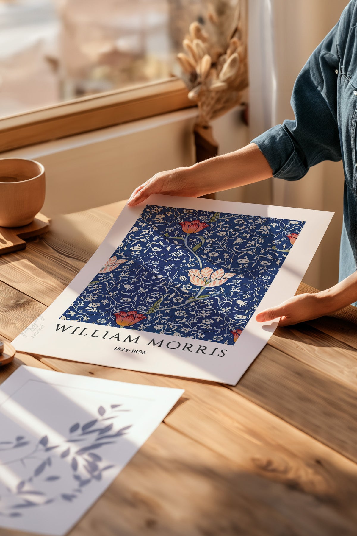 Çiçekli 3'lü Poster Seti, Duvar Dekoru No:44