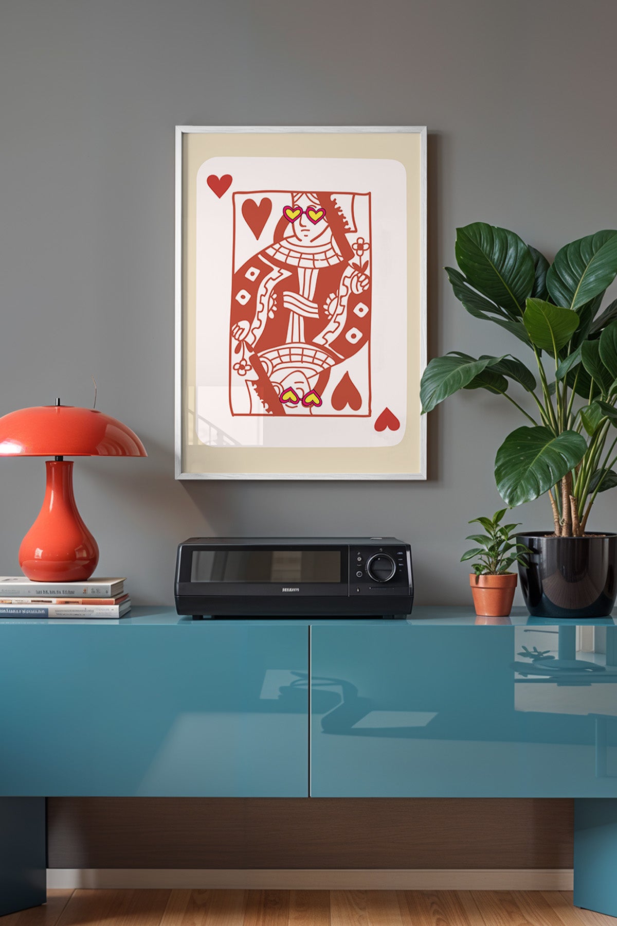 Lucky You Serisi Beyaz Çerçeveli Poster, Tablo Duvar Dekoru No:67