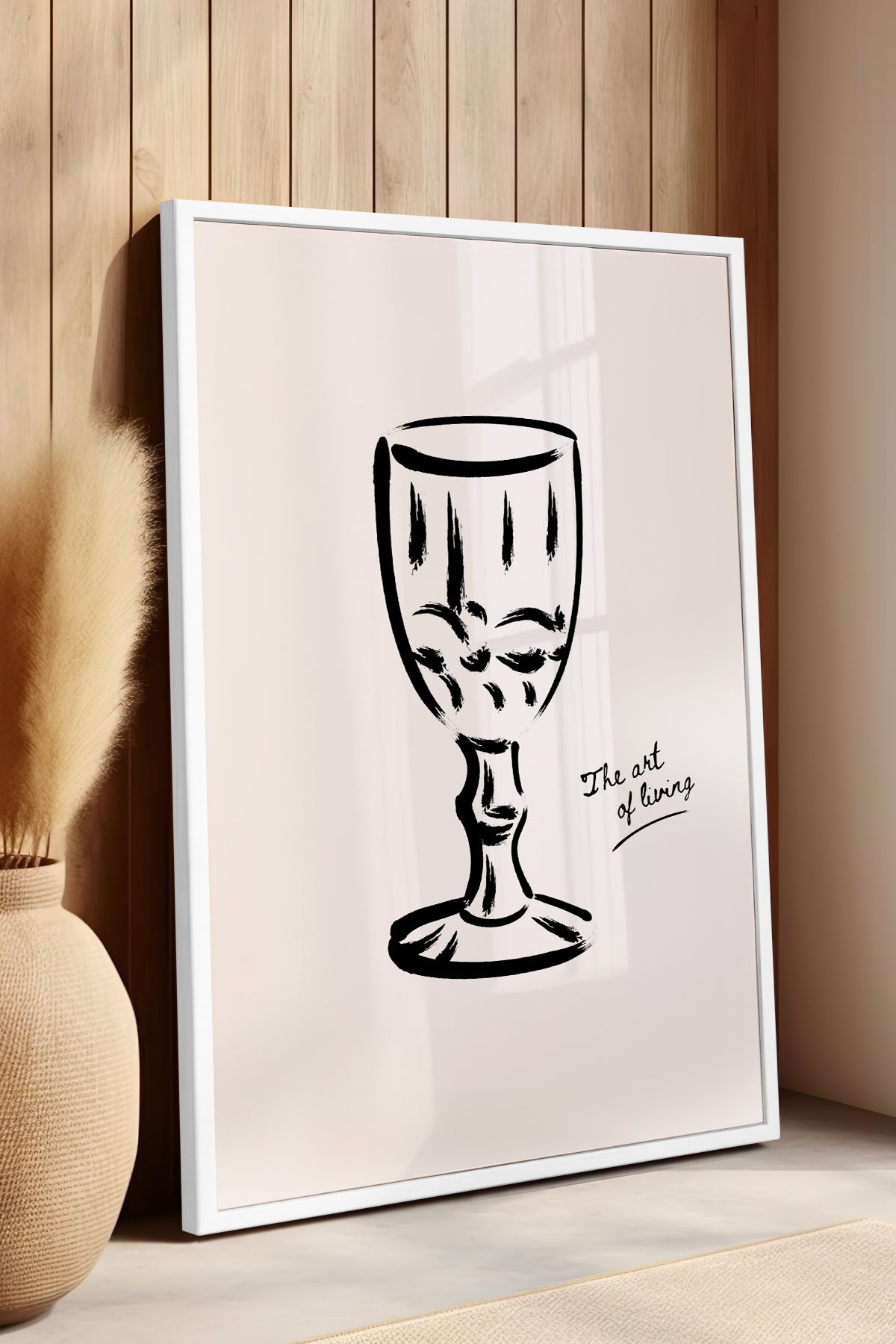 Bohemian Serisi Beyaz Çerçeveli Poster, Tablo No:73