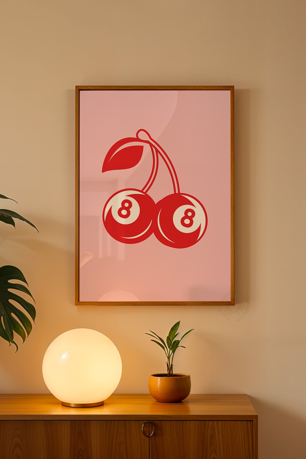 Lucky You Serisi Ahşap Çerçeveli Poster, Tablo Duvar Dekoru No:81