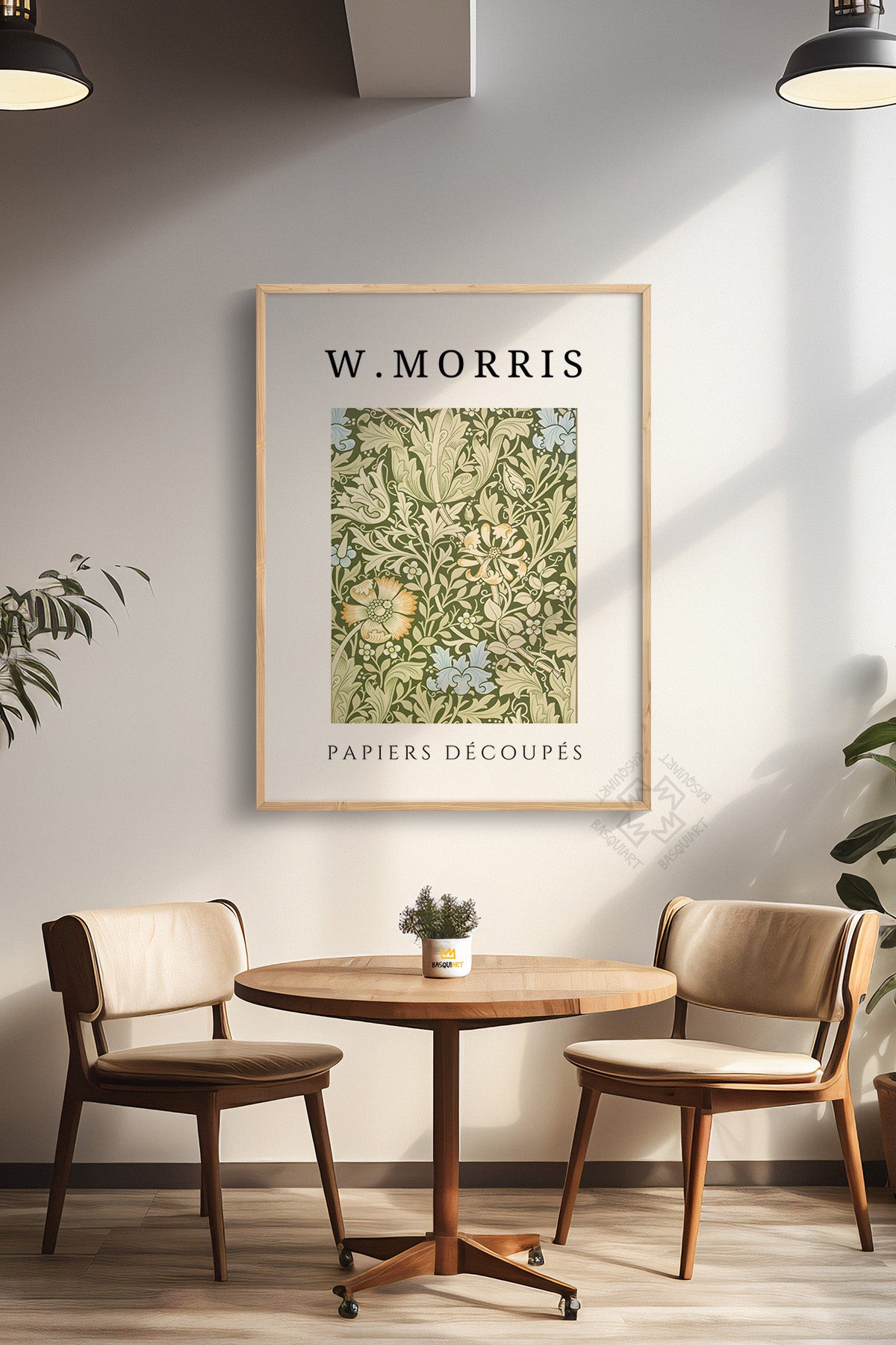 William Morris Serisi Ahşap Çerçeveli Poster, Tablo Duvar Dekoru No:11
