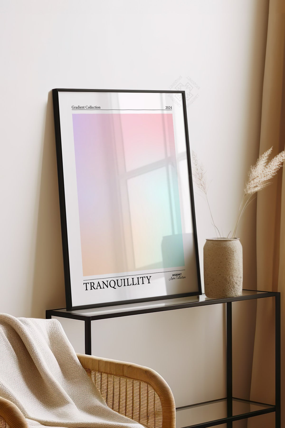 Aura Serisi Siyah Çerçeveli Poster, Tablo No:42