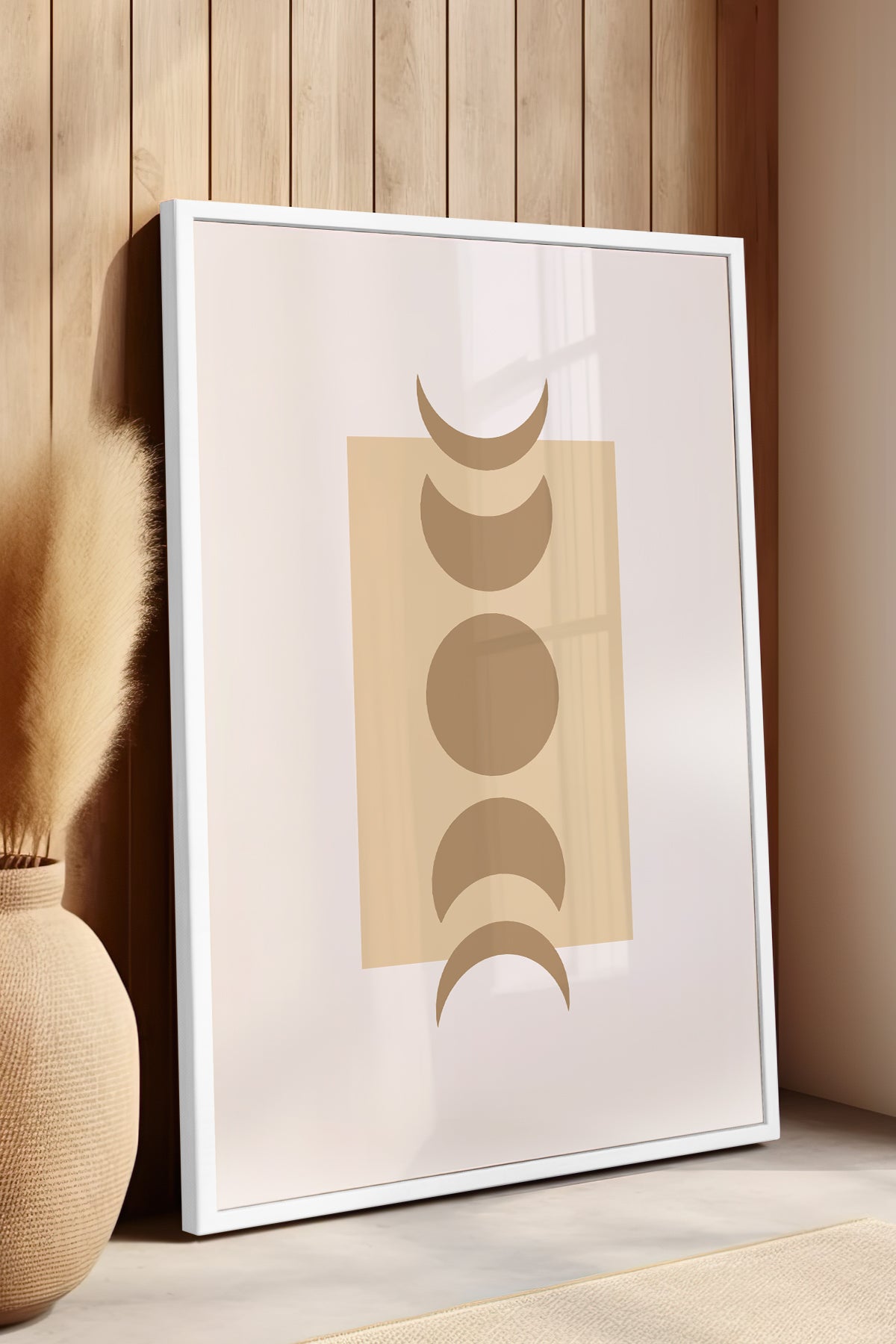 Bohemian Serisi Beyaz Çerçeveli Poster, Tablo No:144
